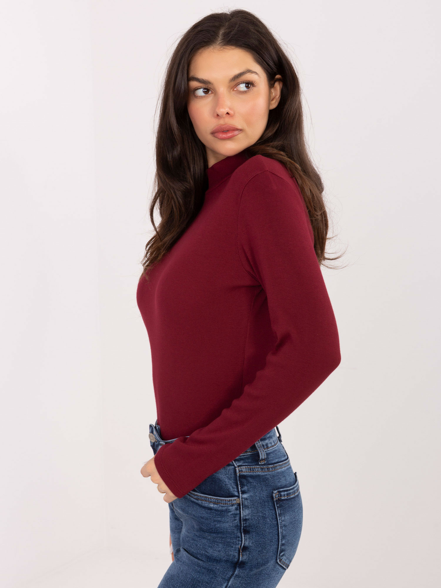Blouse-JM-BZ-3035.64-burgundy