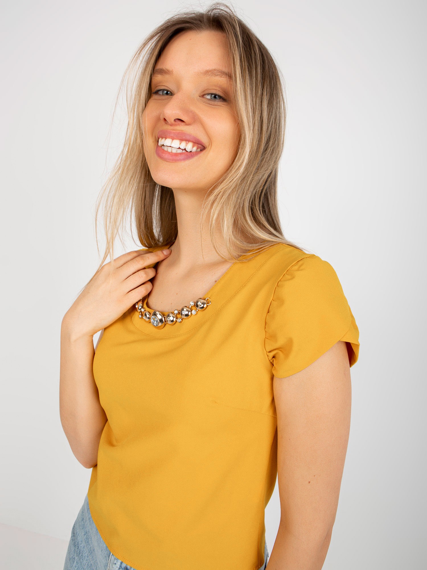 Blouse-LK-BZ-505783-1.42P-dark yellow