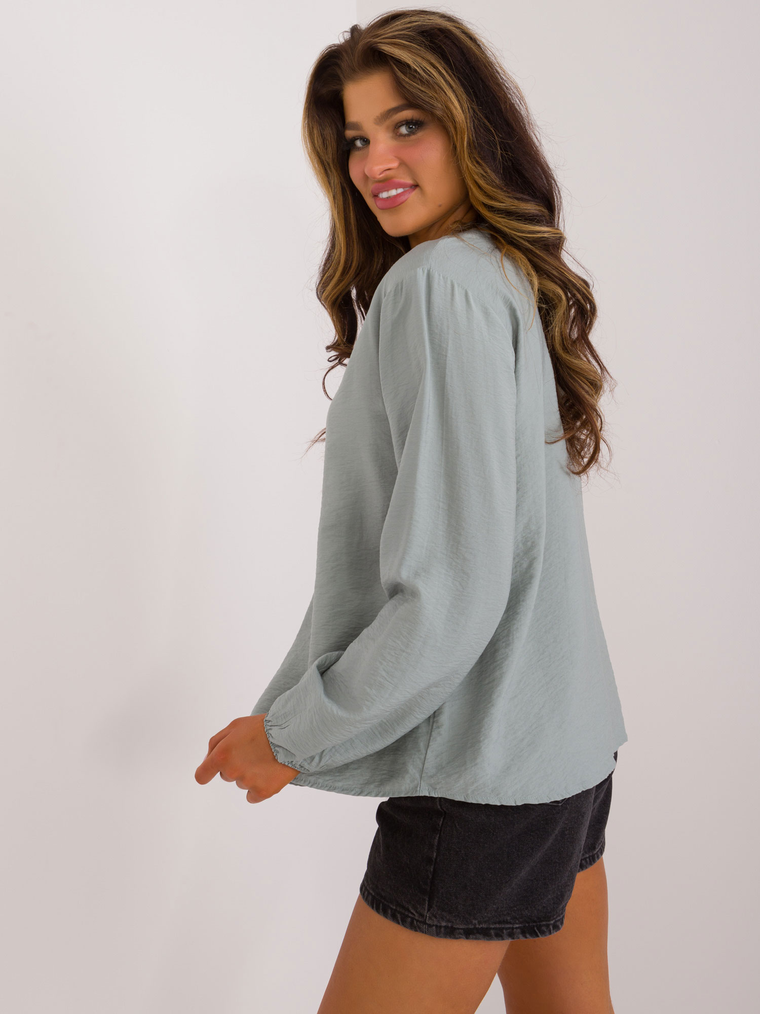 Blouse-D60082M11180B-pistachio