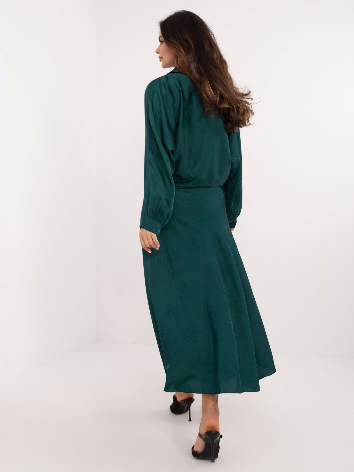 Skirt-DHJ-SD-19293.67-dark green