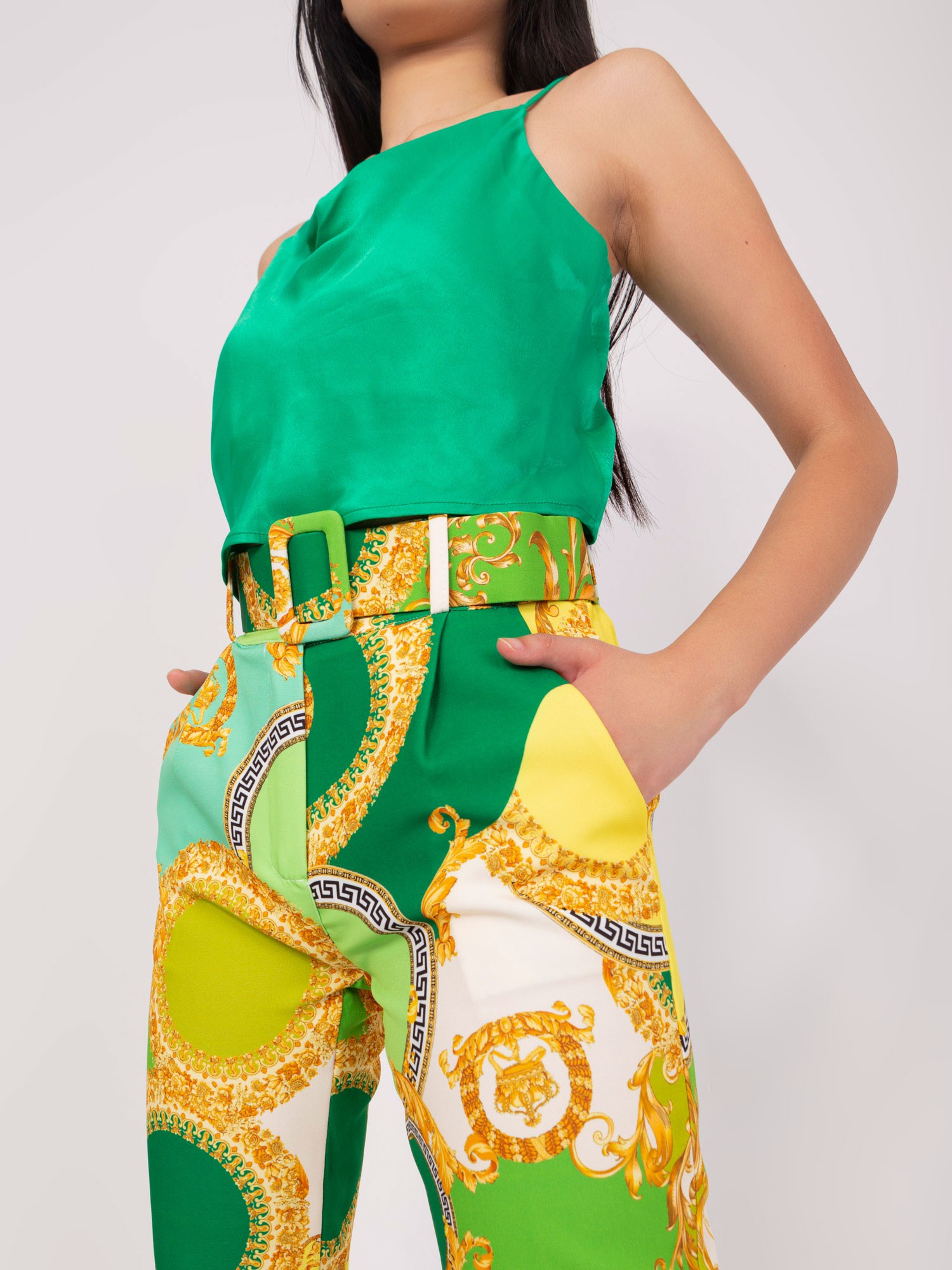 Pants-DHJ-SP-12787D.11-light green