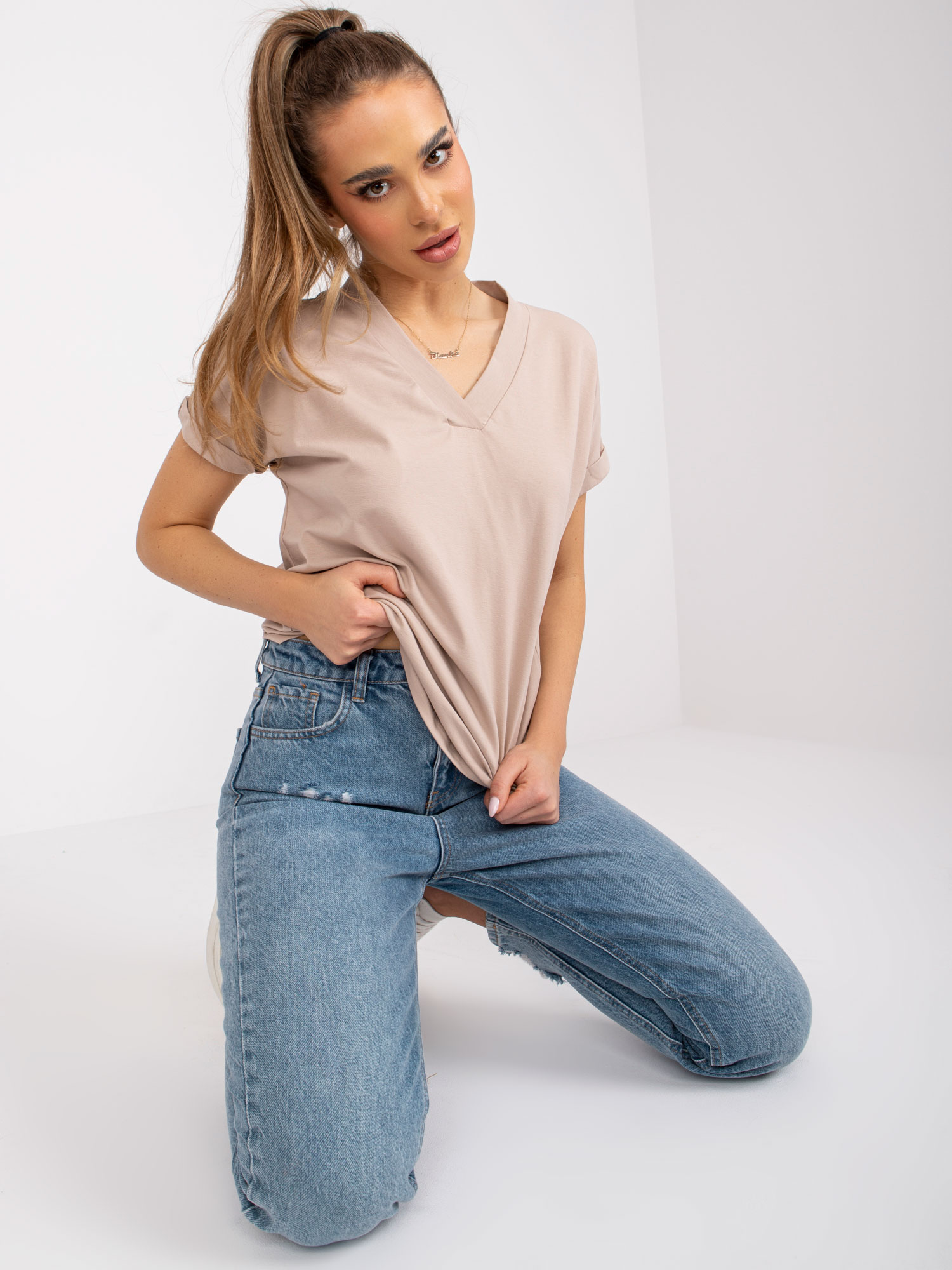 T-shirt-RV-TS-7666.19-beige