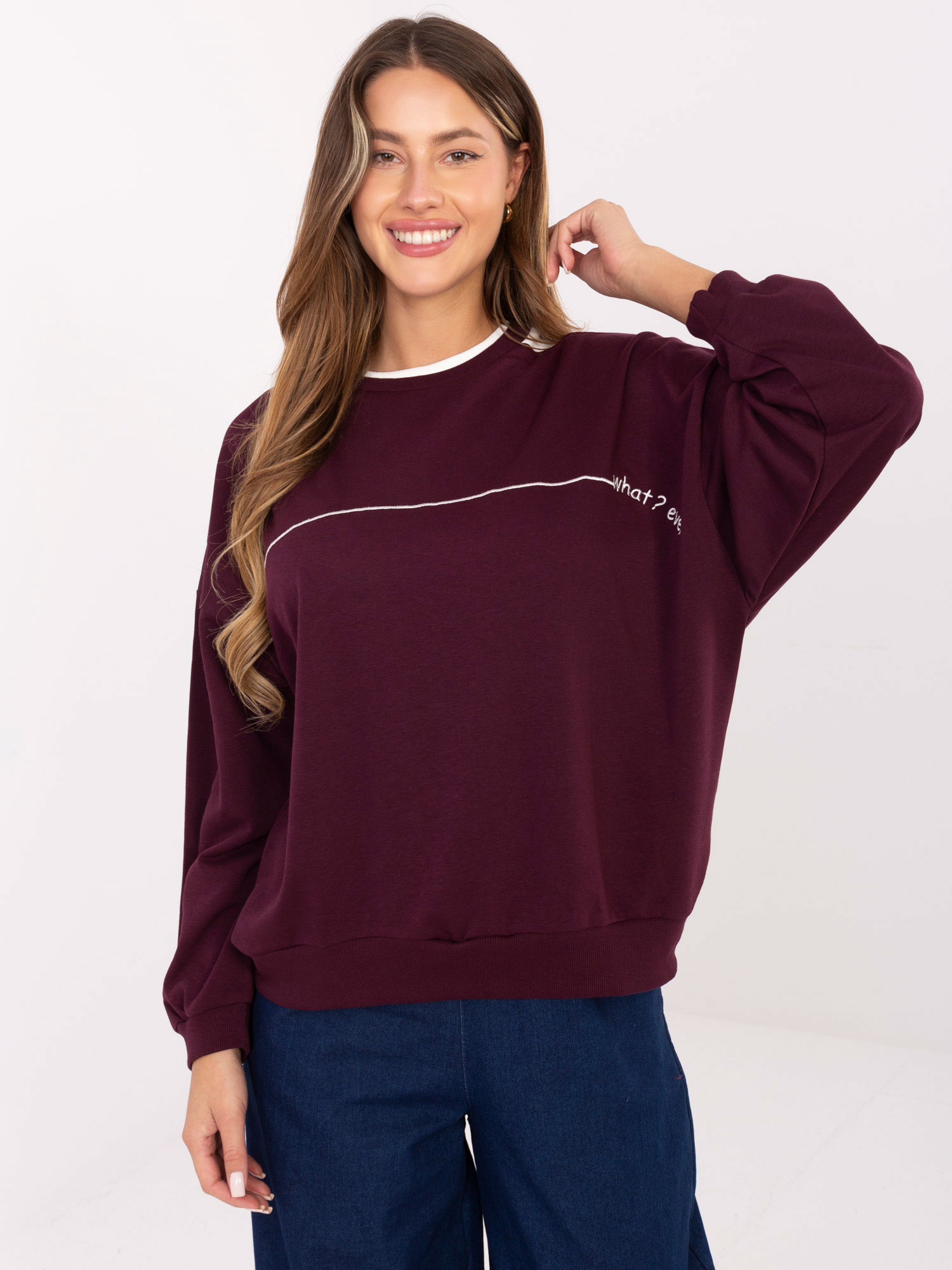 Sweatshirt-RV-BL-A940.60-burgundy