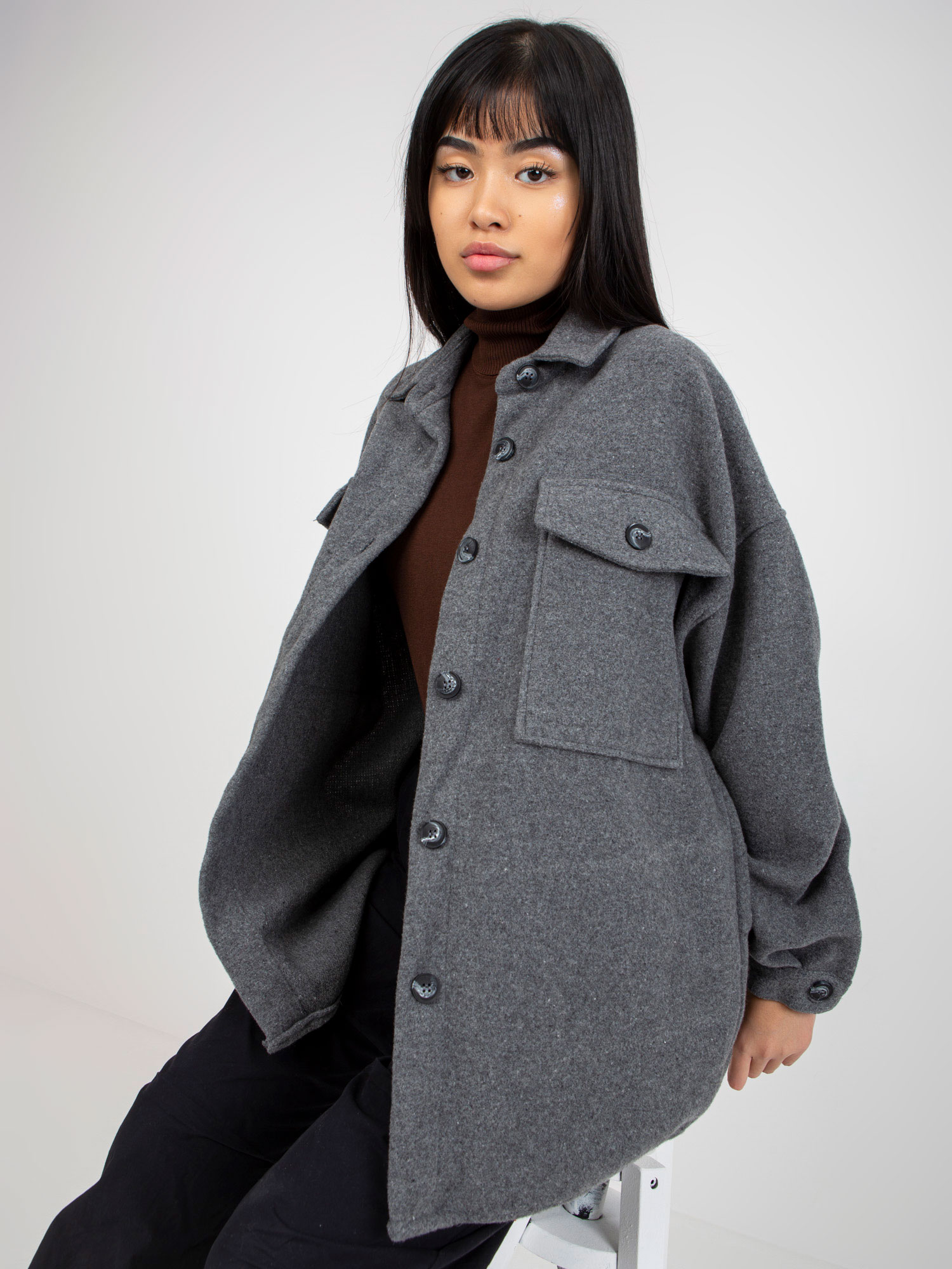 Shirt-DN-KS-4005.99P-dark gray