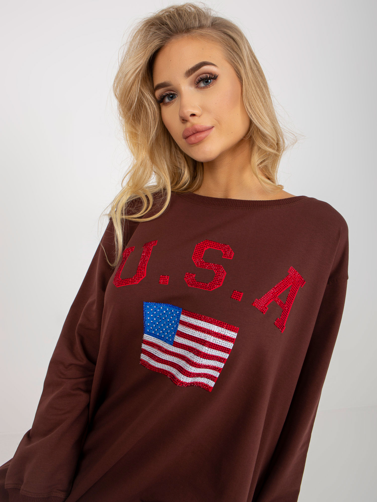 Sweatshirt-VI-BL-3192.23P-dark brown