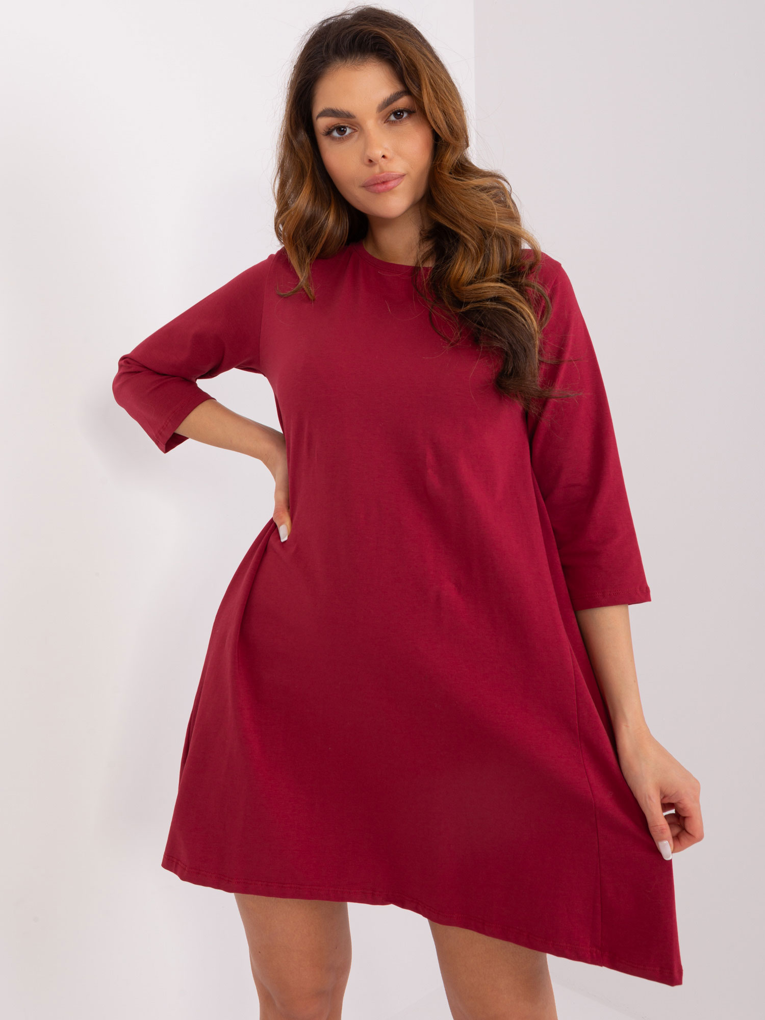Dress-RV-SK-7321.70-burgundy
