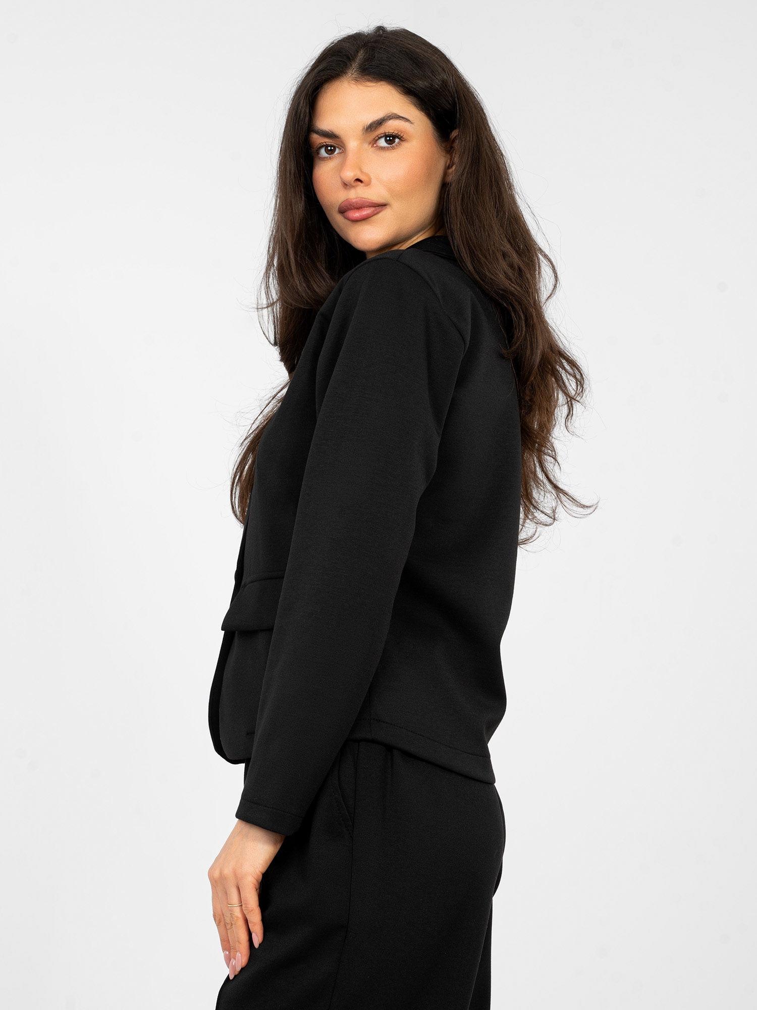 Черно дамско яке