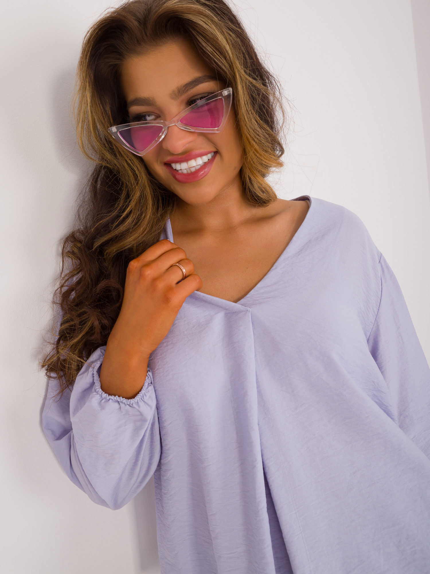 Blouse-D60082M11180B-light blue