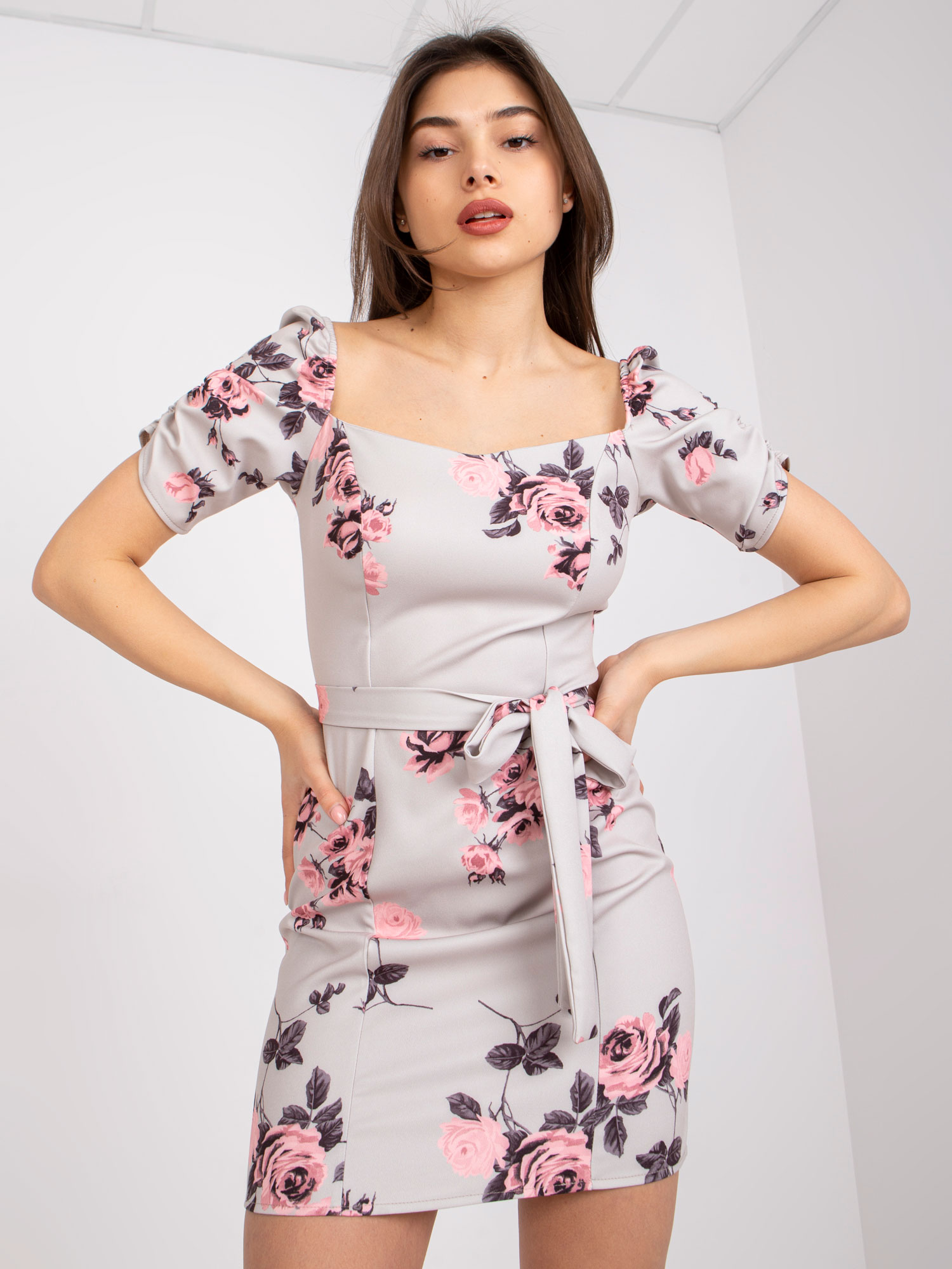 Dress-LK-SK-508641.29-beige