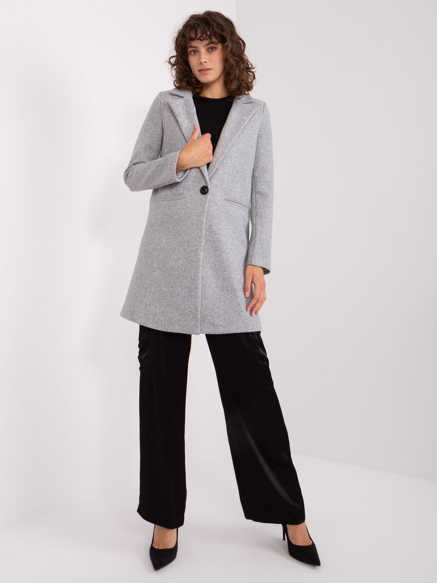 Coat TW-PL-BI-23314.00P-grey