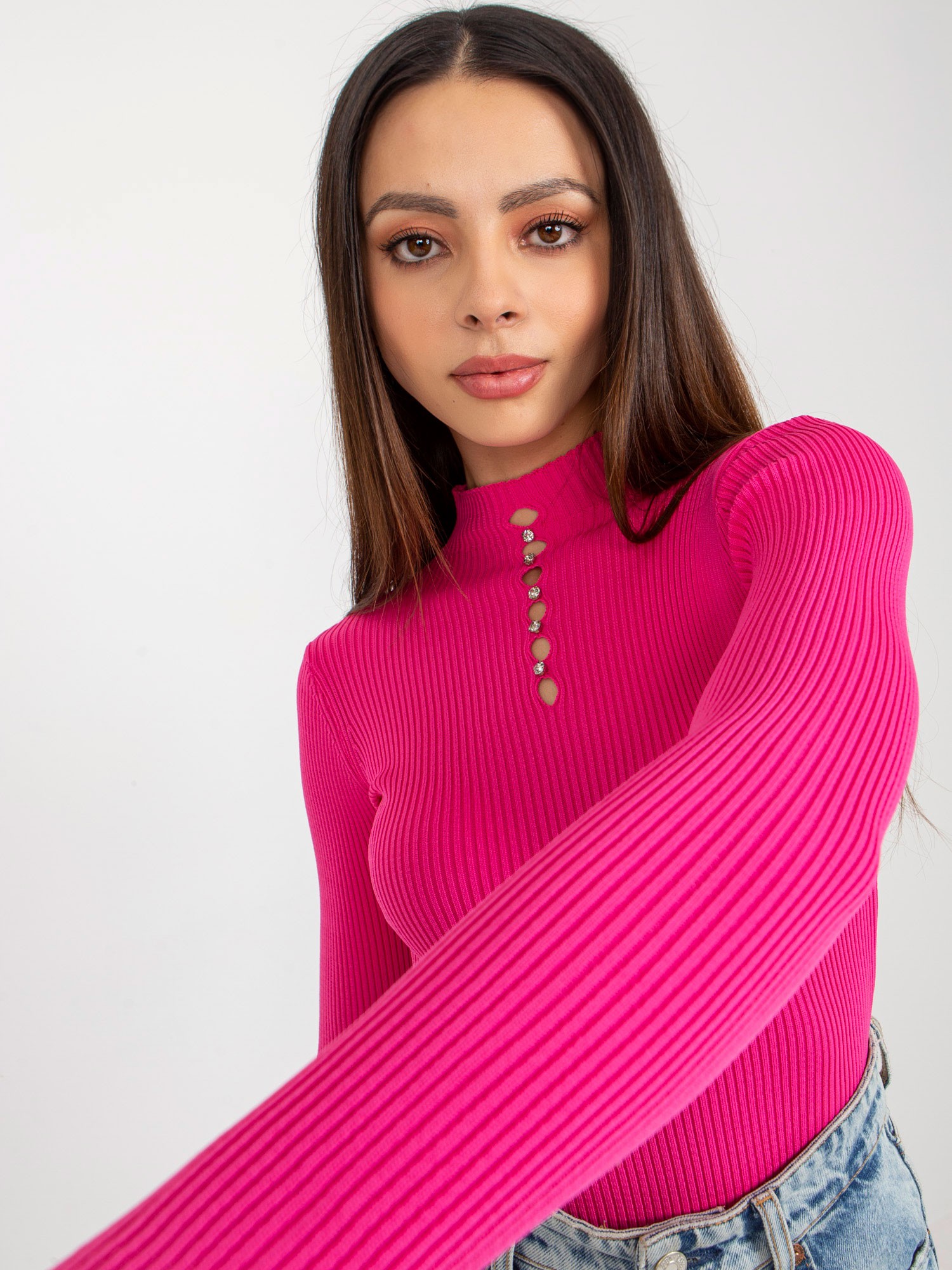 Blouse-BA-BZ-2302.97P-dark pink