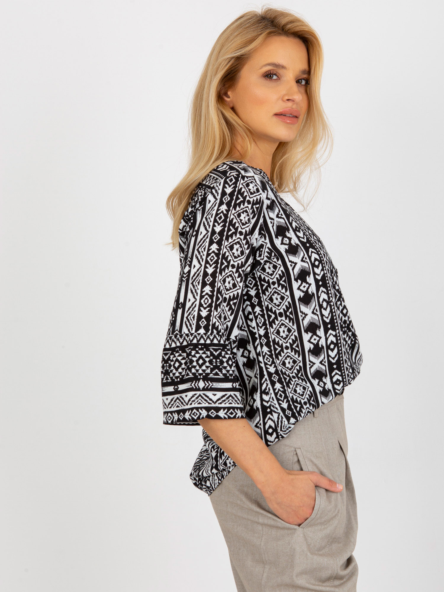 Blouse-D73771M11062C-black