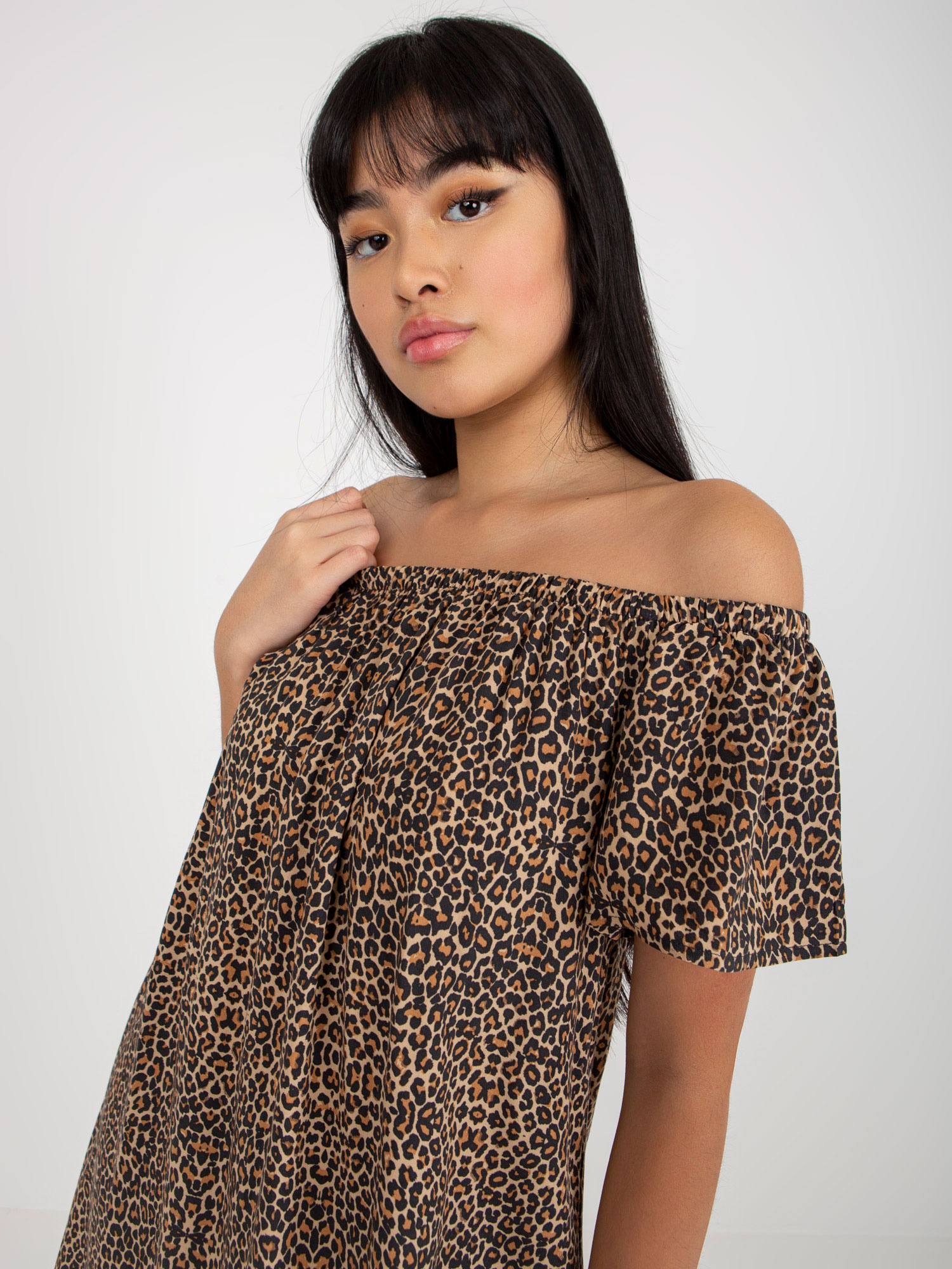 Dress-D73771R30145J-brown