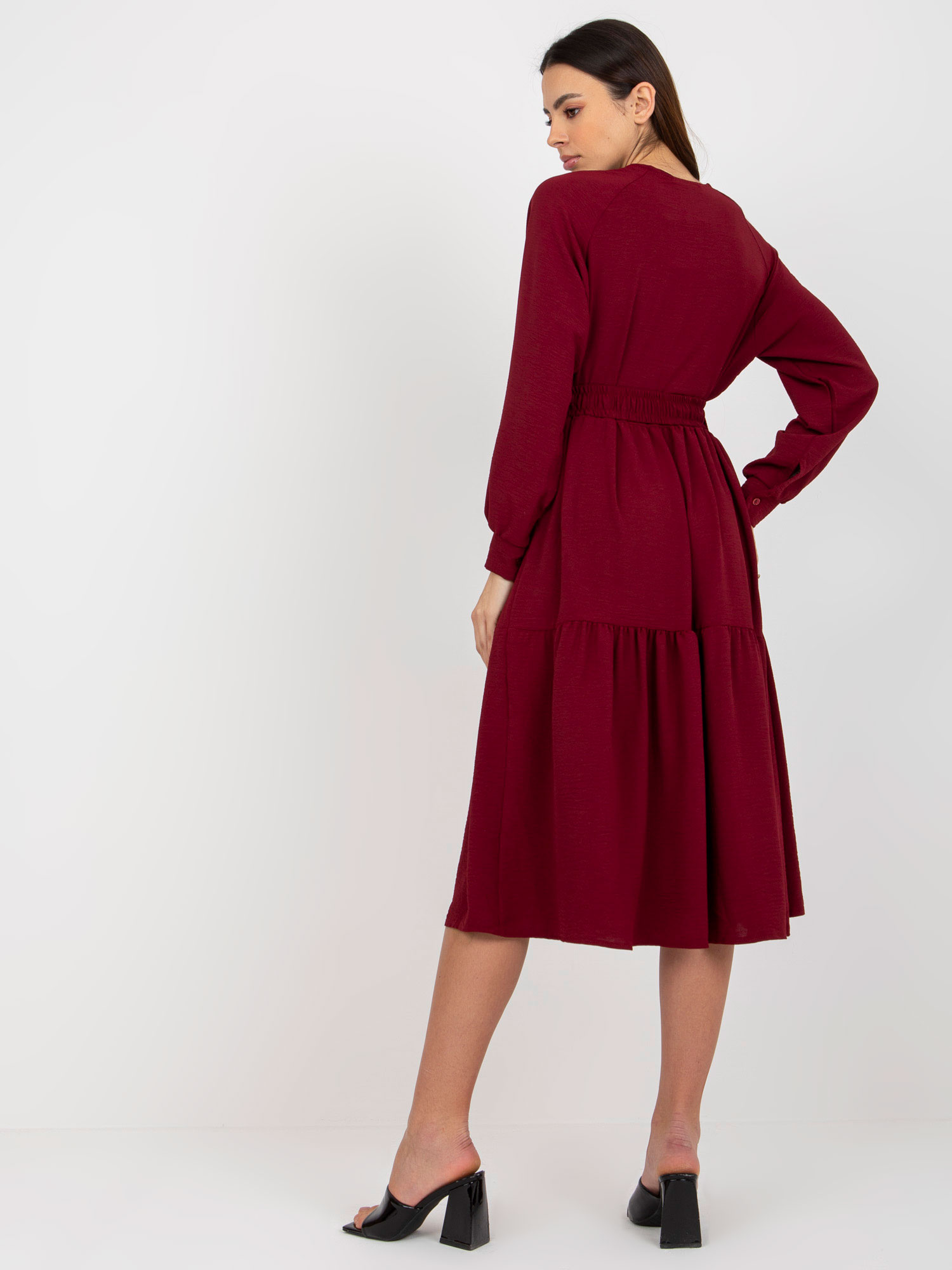 Dress-TW-SK-BI-2021706.93P-burgundy