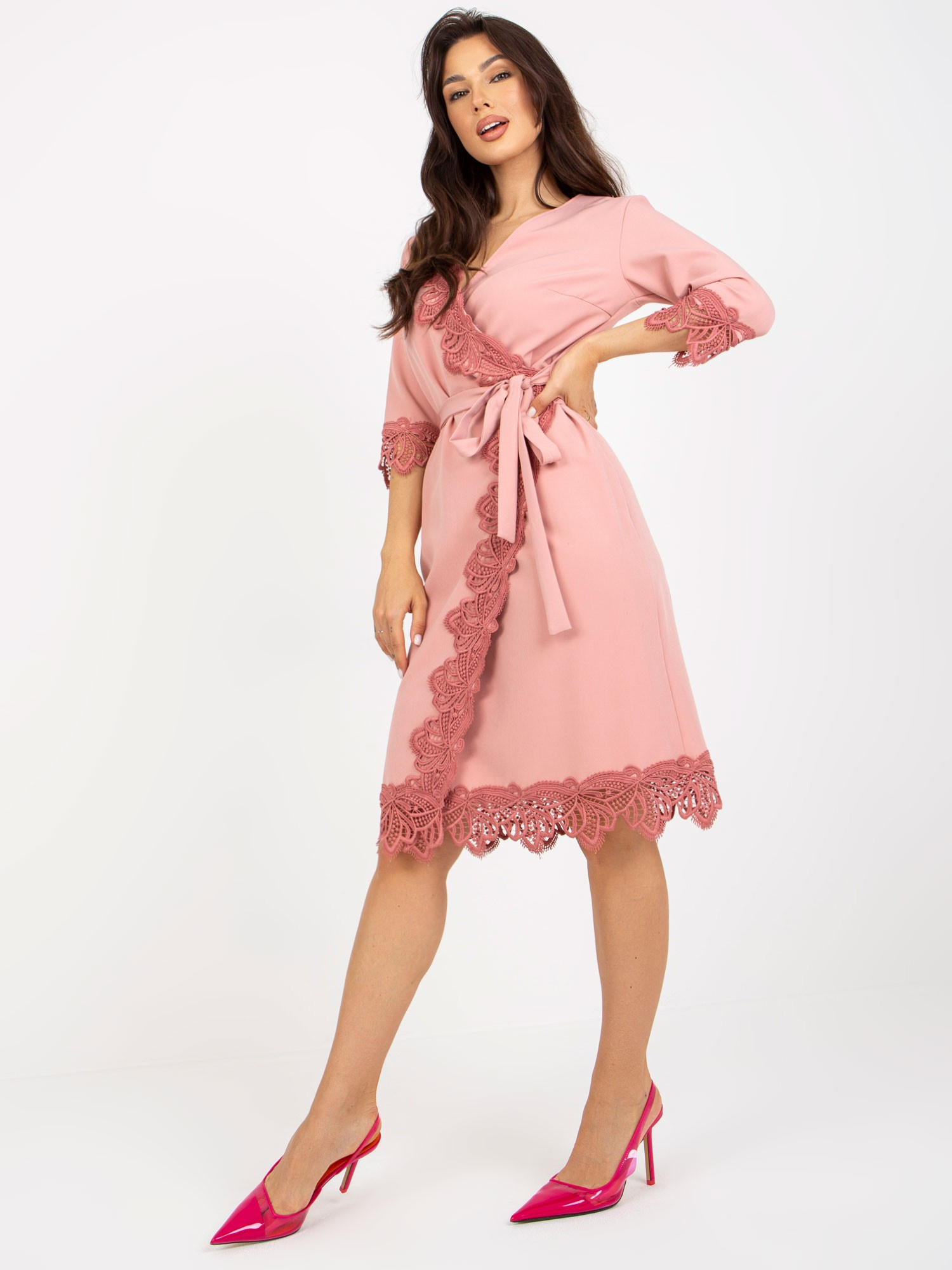 Dress-LK-SK-507347.35P-dark pink