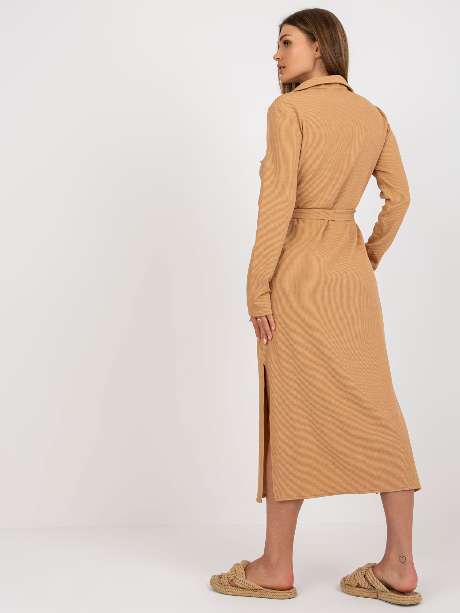 Dress-LK-SK-509227.83P-camel