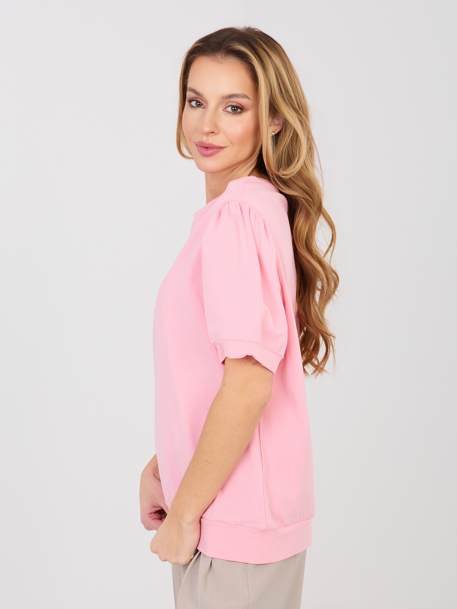 Pastelová růžová halenka RUE PARIS