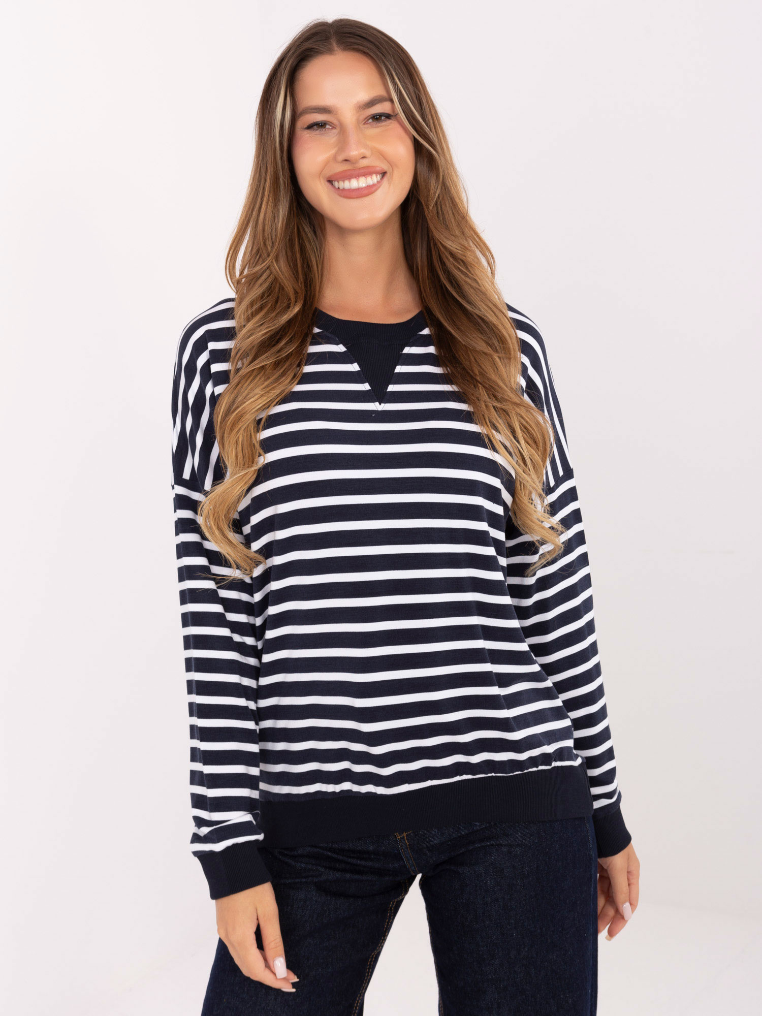 Blouse-RV-BZ-A901.55-navy blue