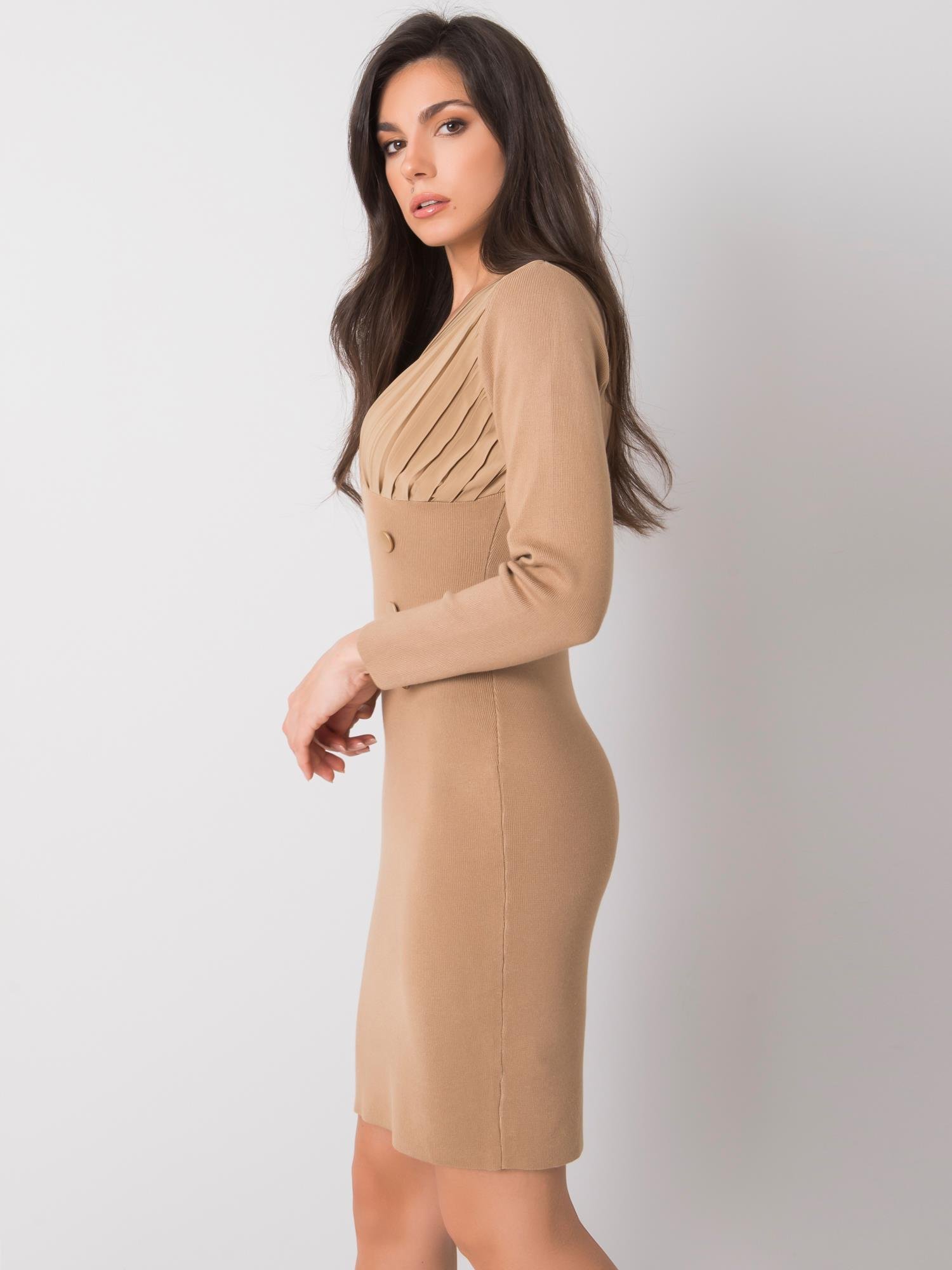Dress-EM-SK-J50027.63P-dark beige