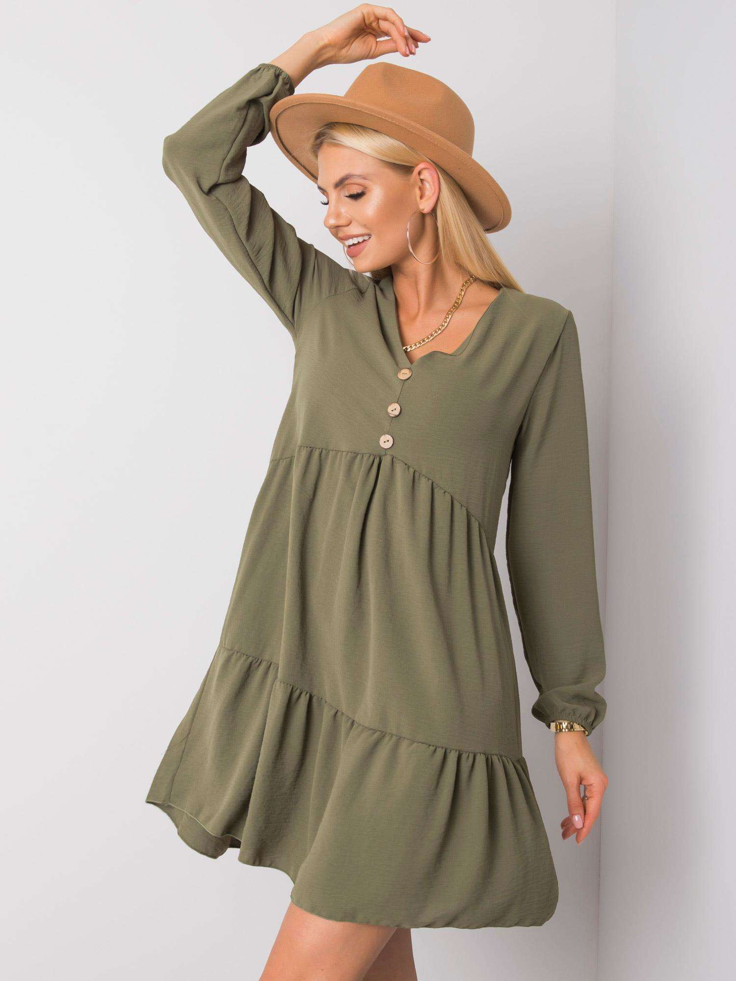 Dress-D50010F30264A-khaki