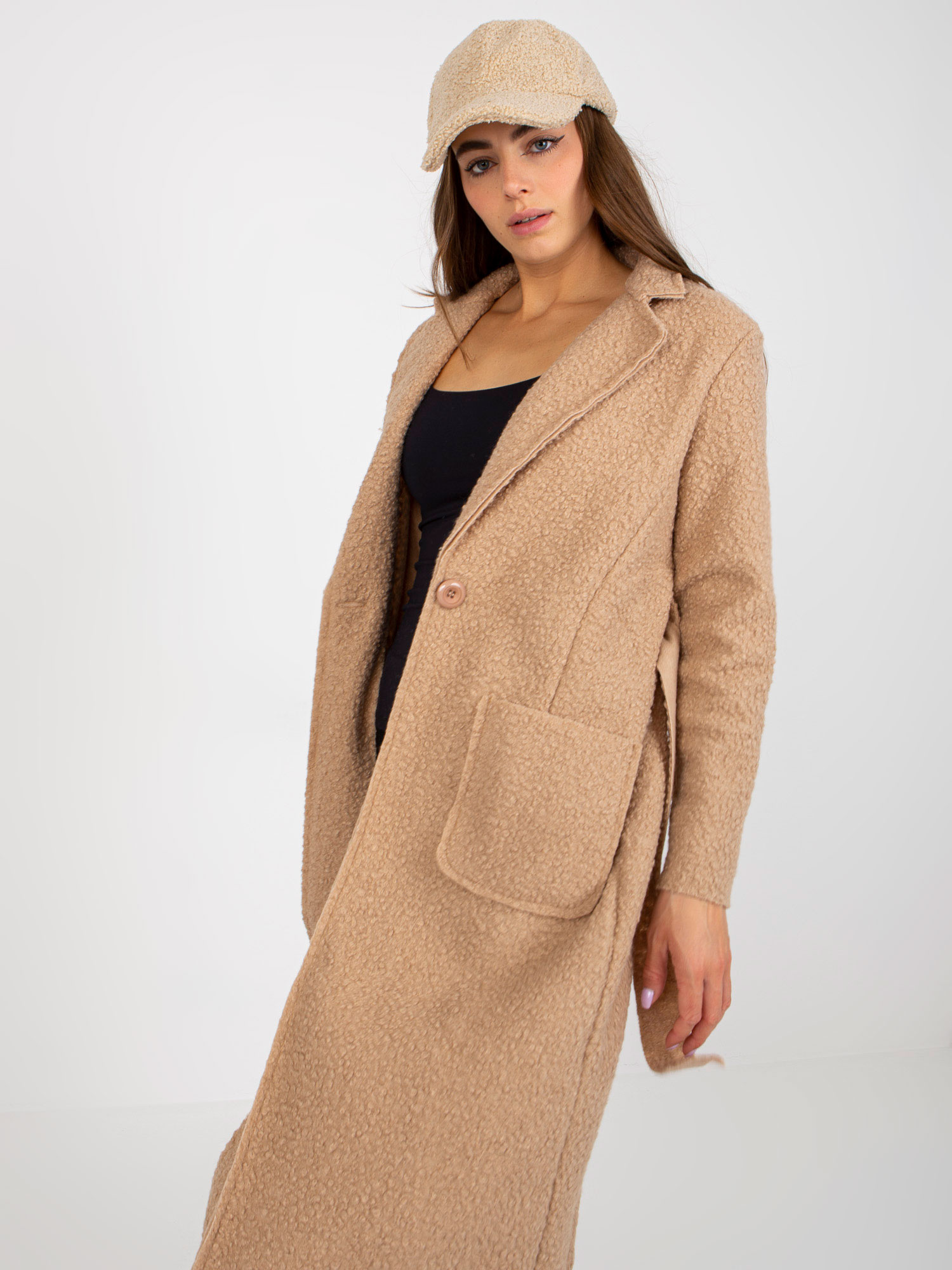 Coat TW-EN-BI-5220.63-beige