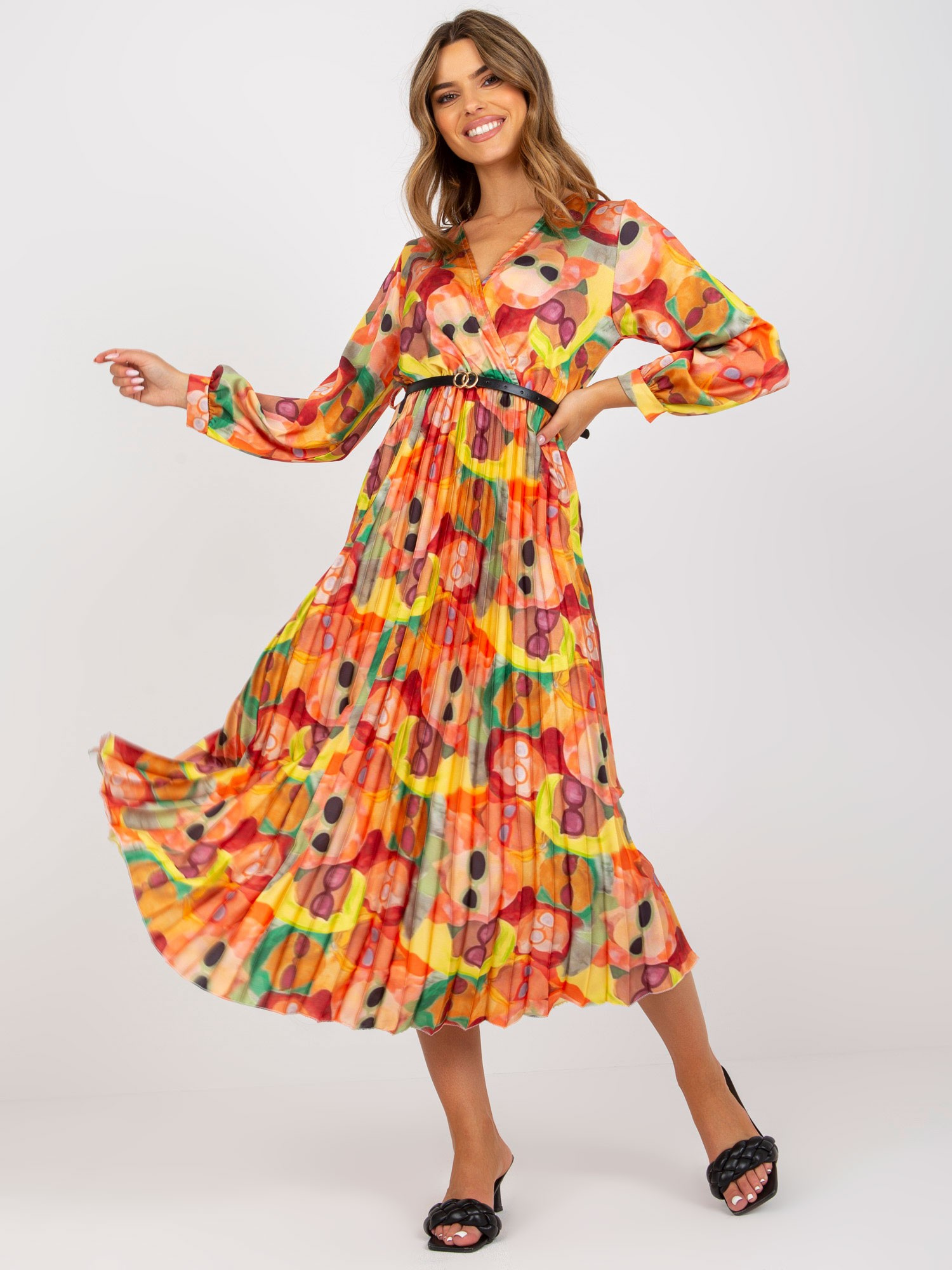 Dress-DHJ-SK-15163.84-Orange