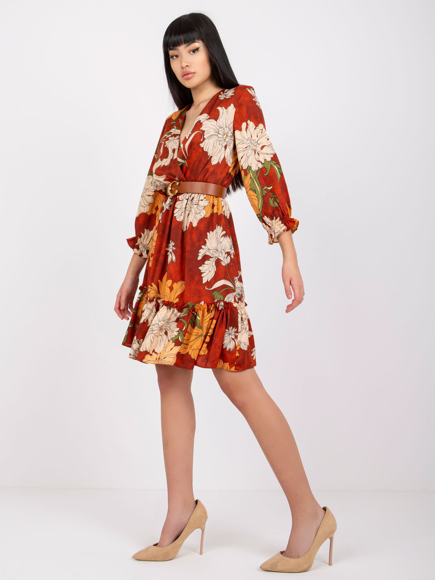 Dress-LC-SK-22K-3039.51P-Dark Orange