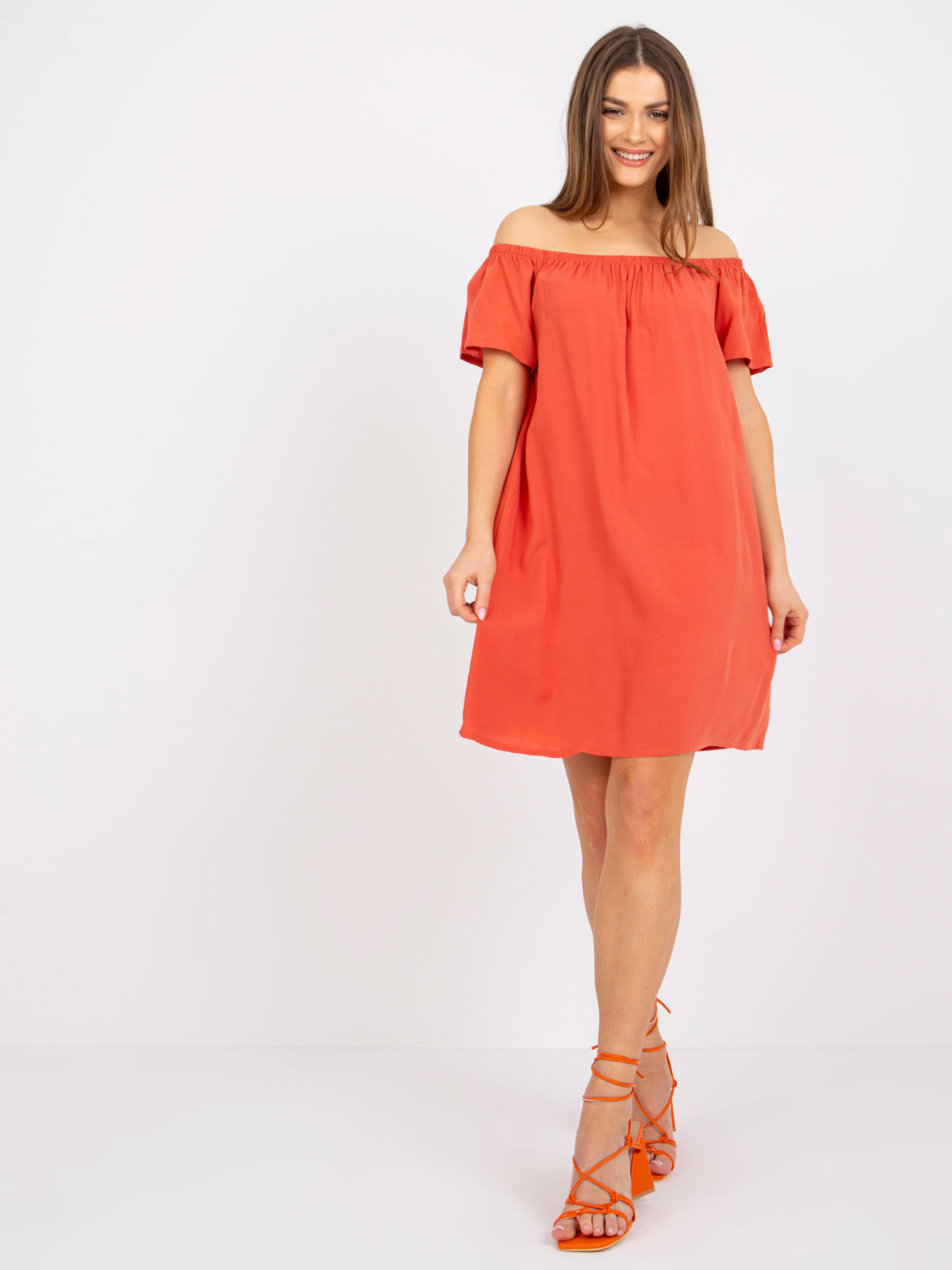 Dress-D73761M30145G-dark orange