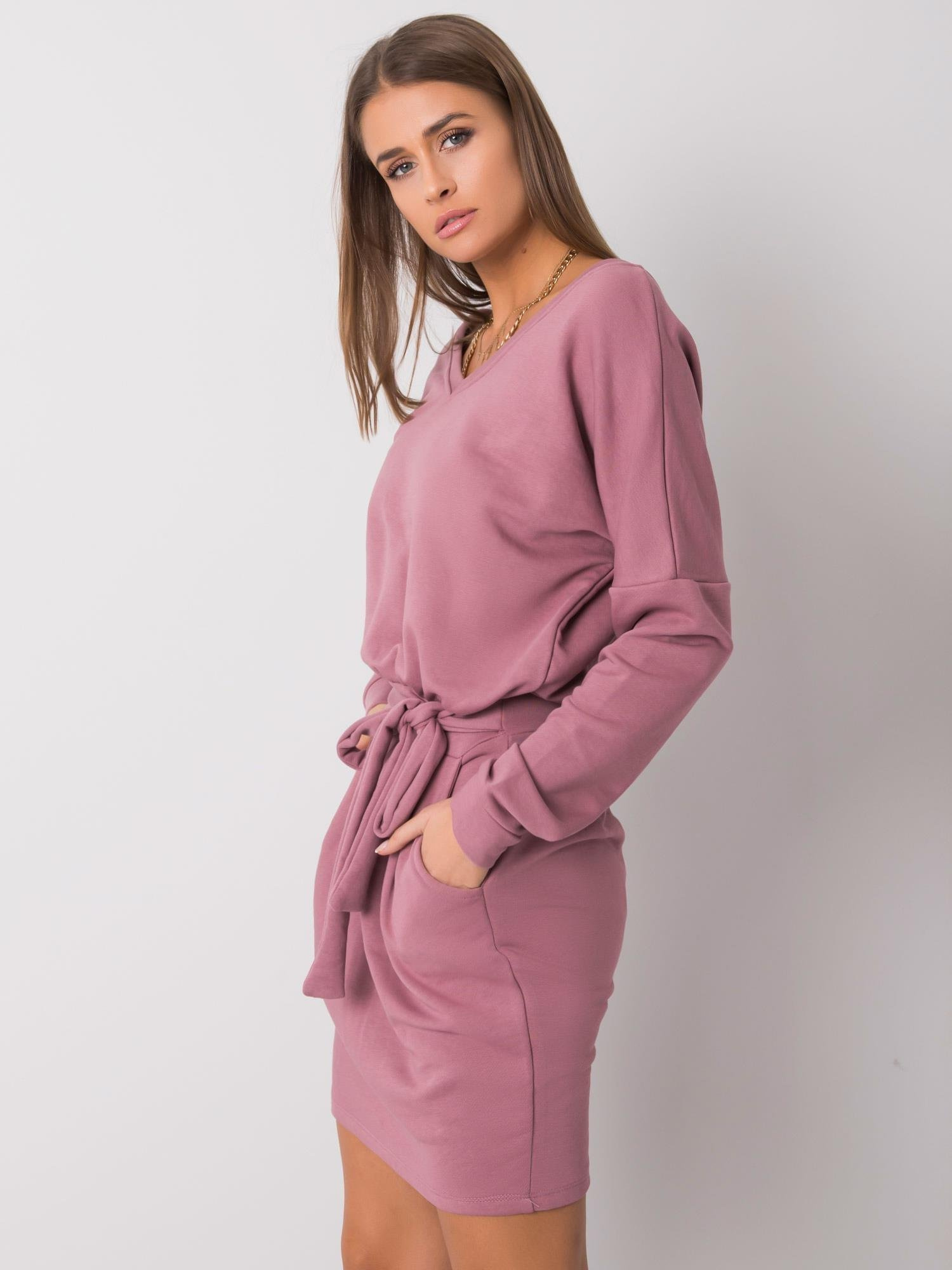 Dress-RV-SK-6037.18X-Dark Pink