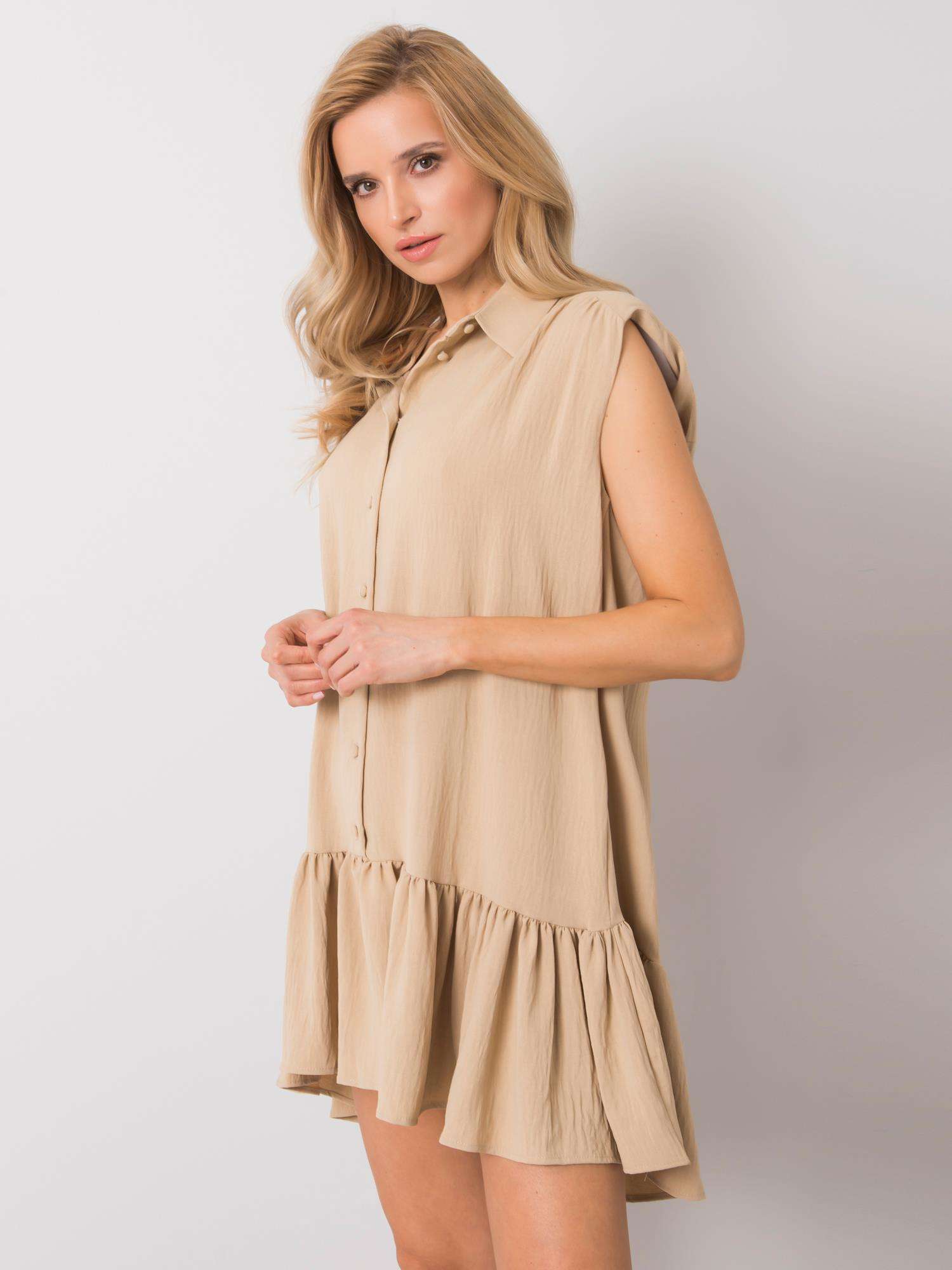 Dress-341-SK-5183.08-beige