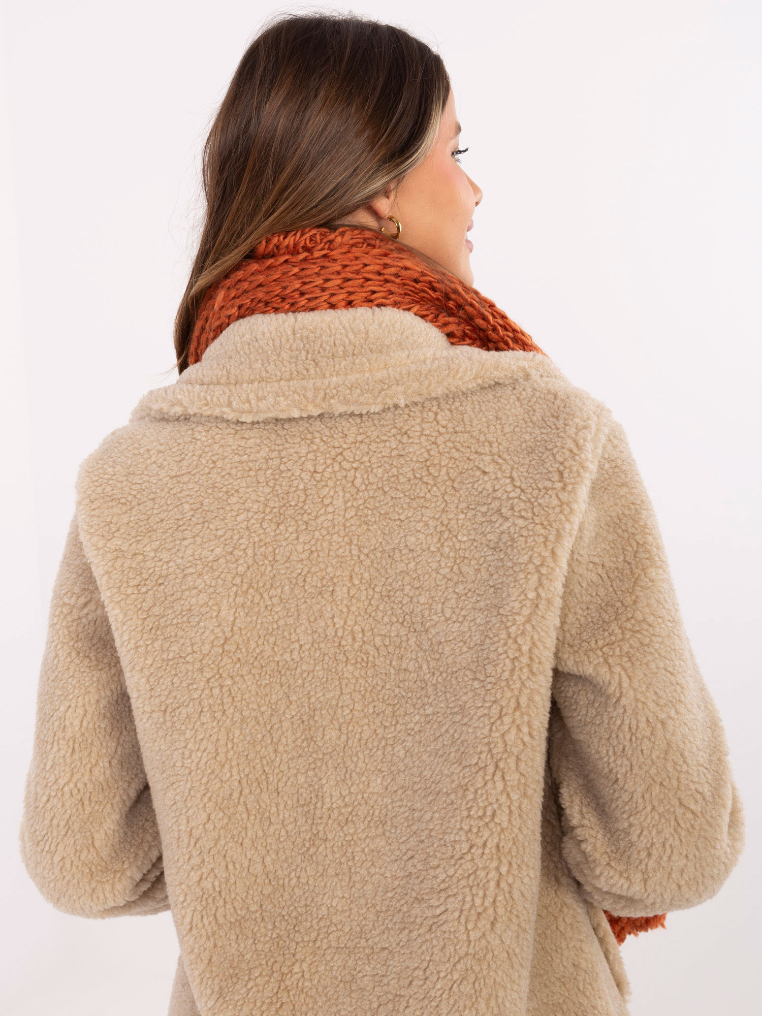 Šál tmavo oranžový