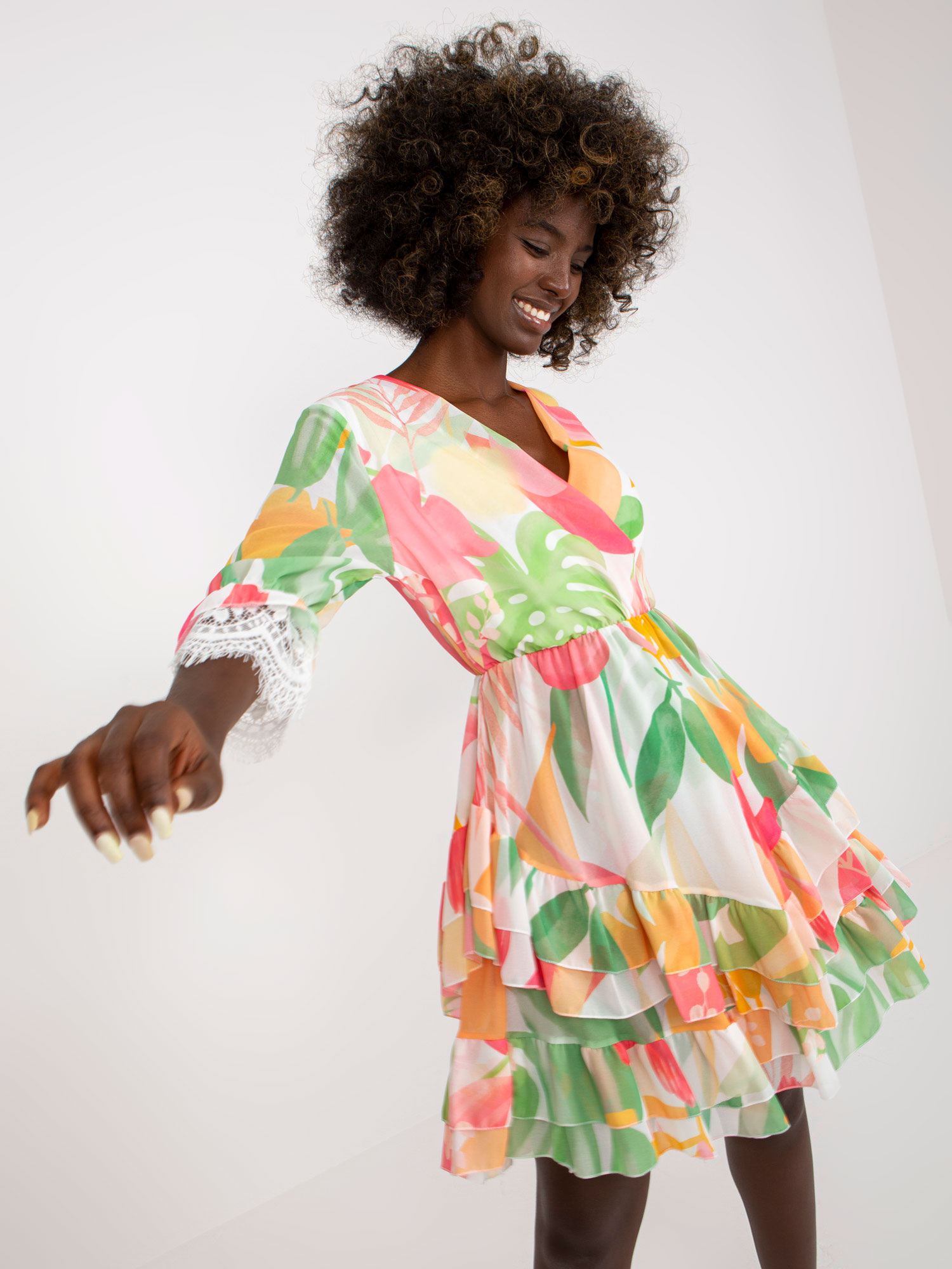 Dress-DHJ-SK-0997-1.33X-White-Pink