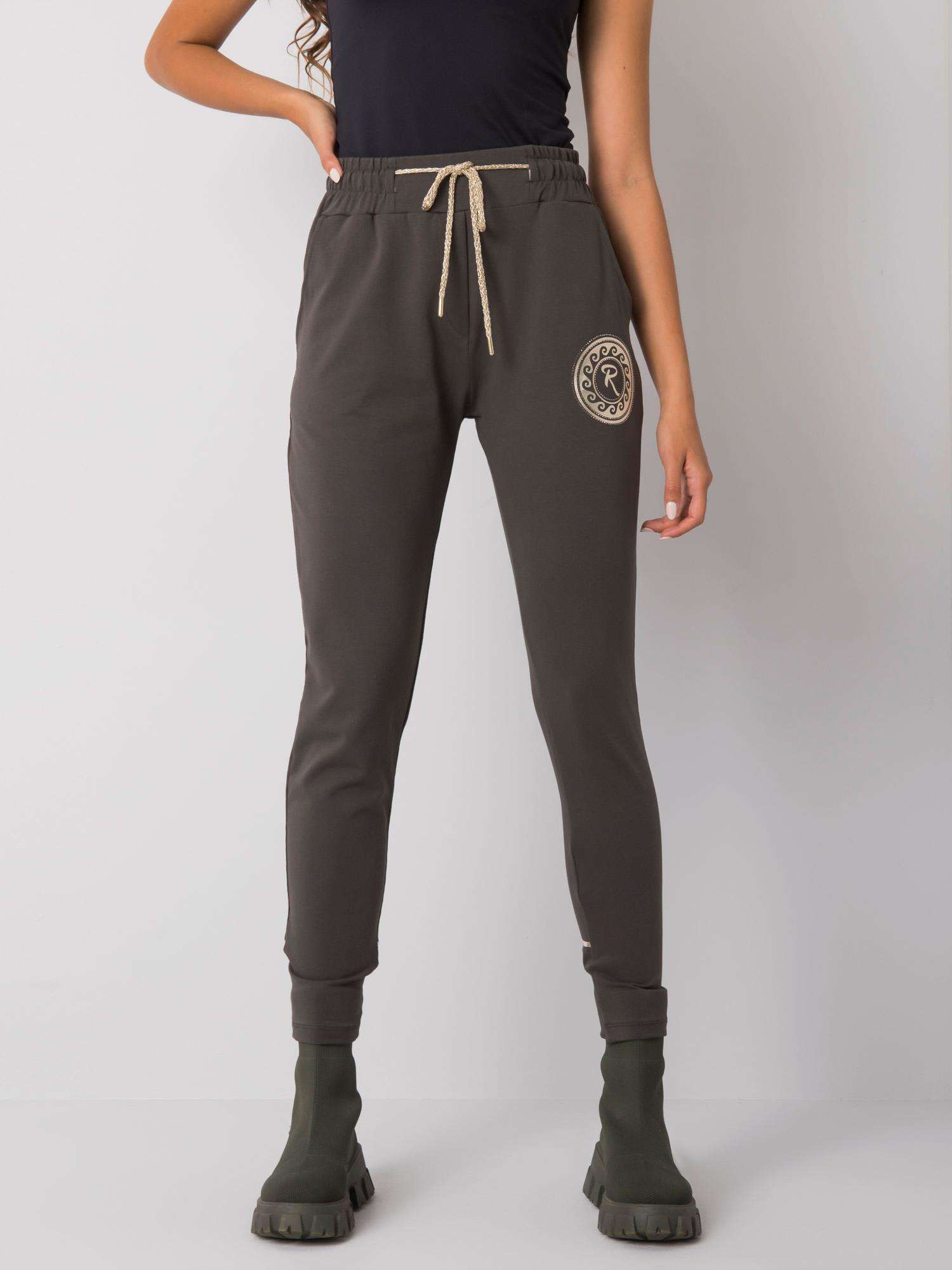 Sweatpants-RV-DR-7072.26-dark khaki