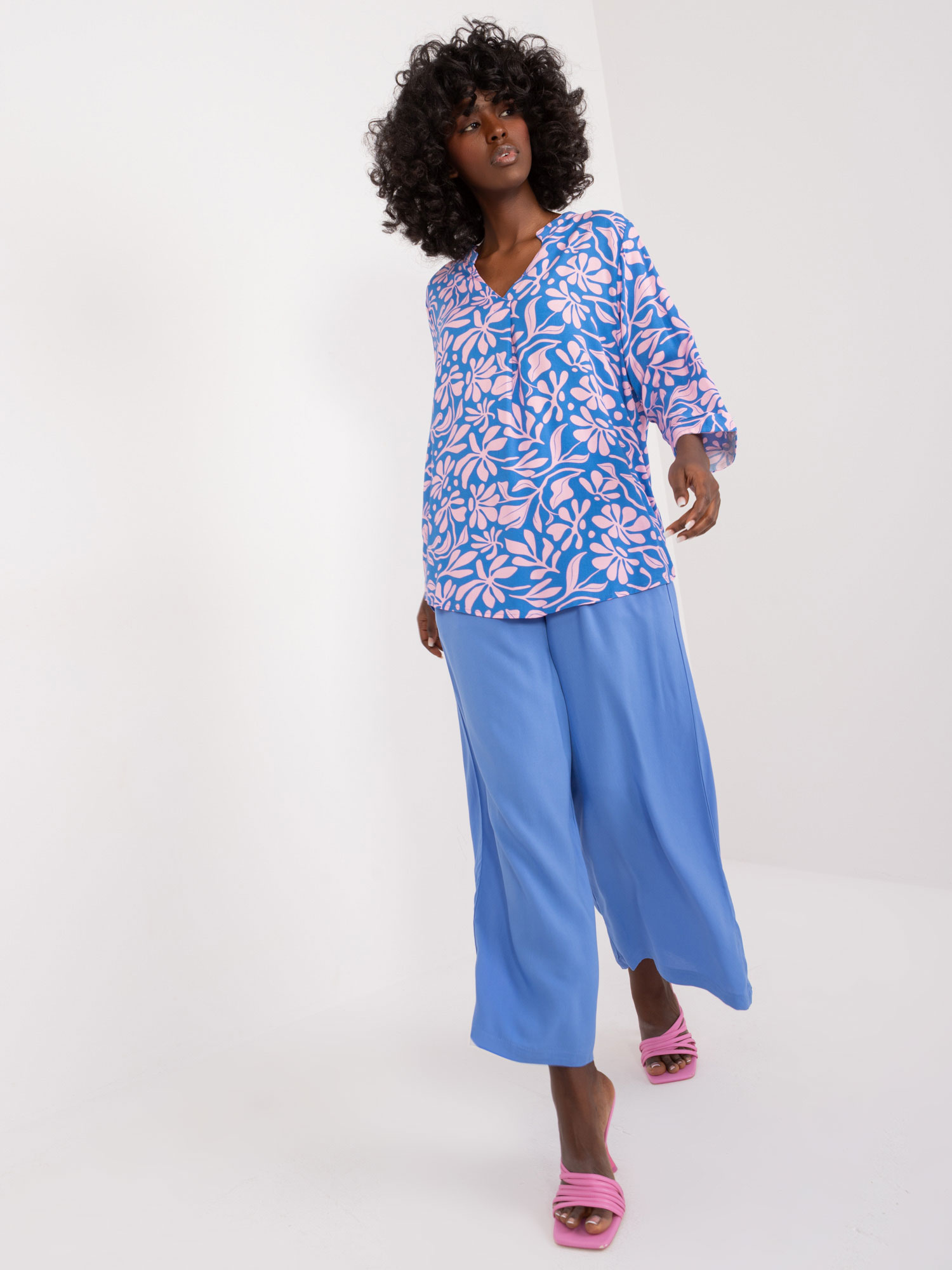 Blouse-D73771M11174A-blue