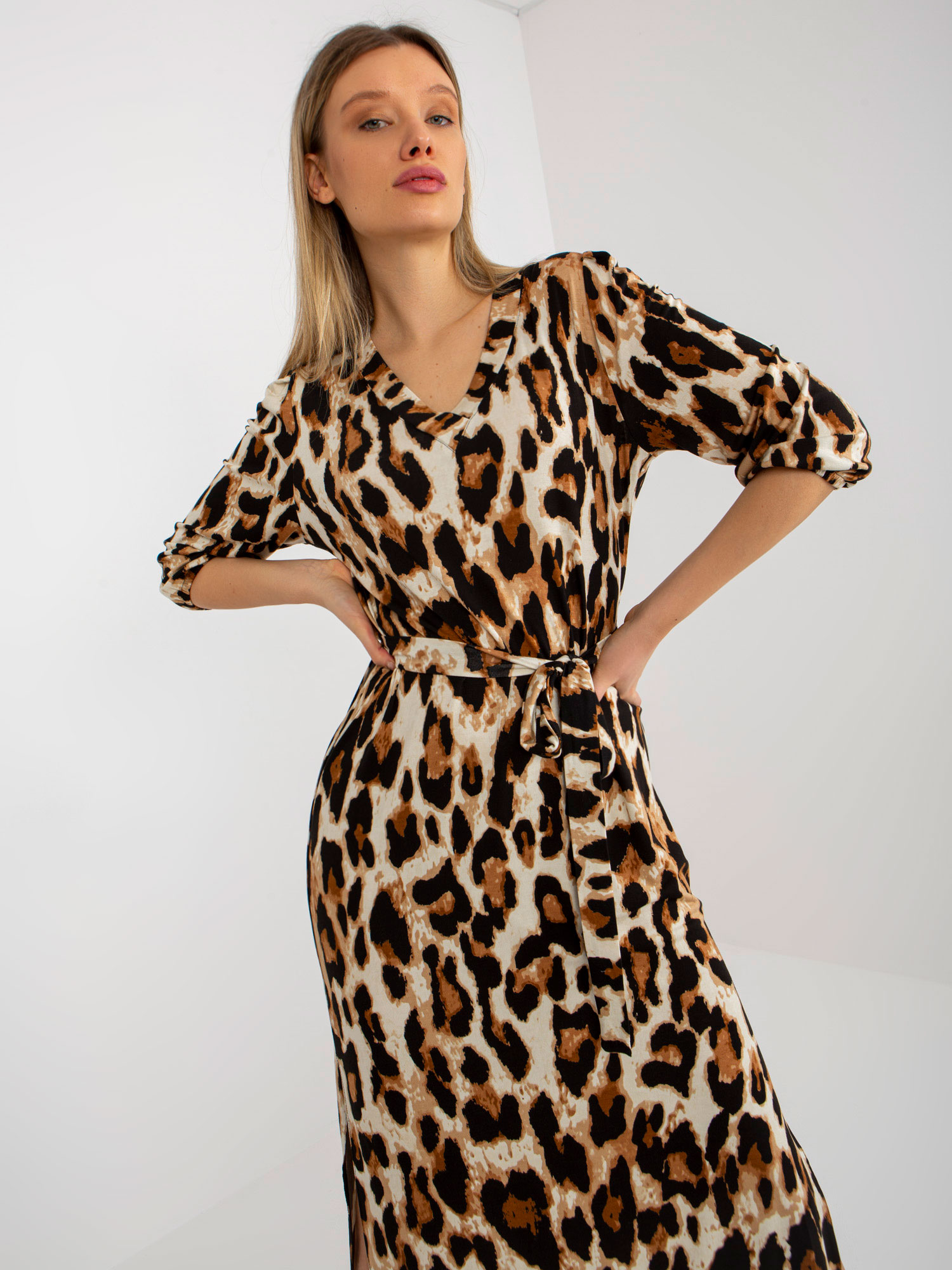 Dress-LK-SK-509249-2.71P-black-beige