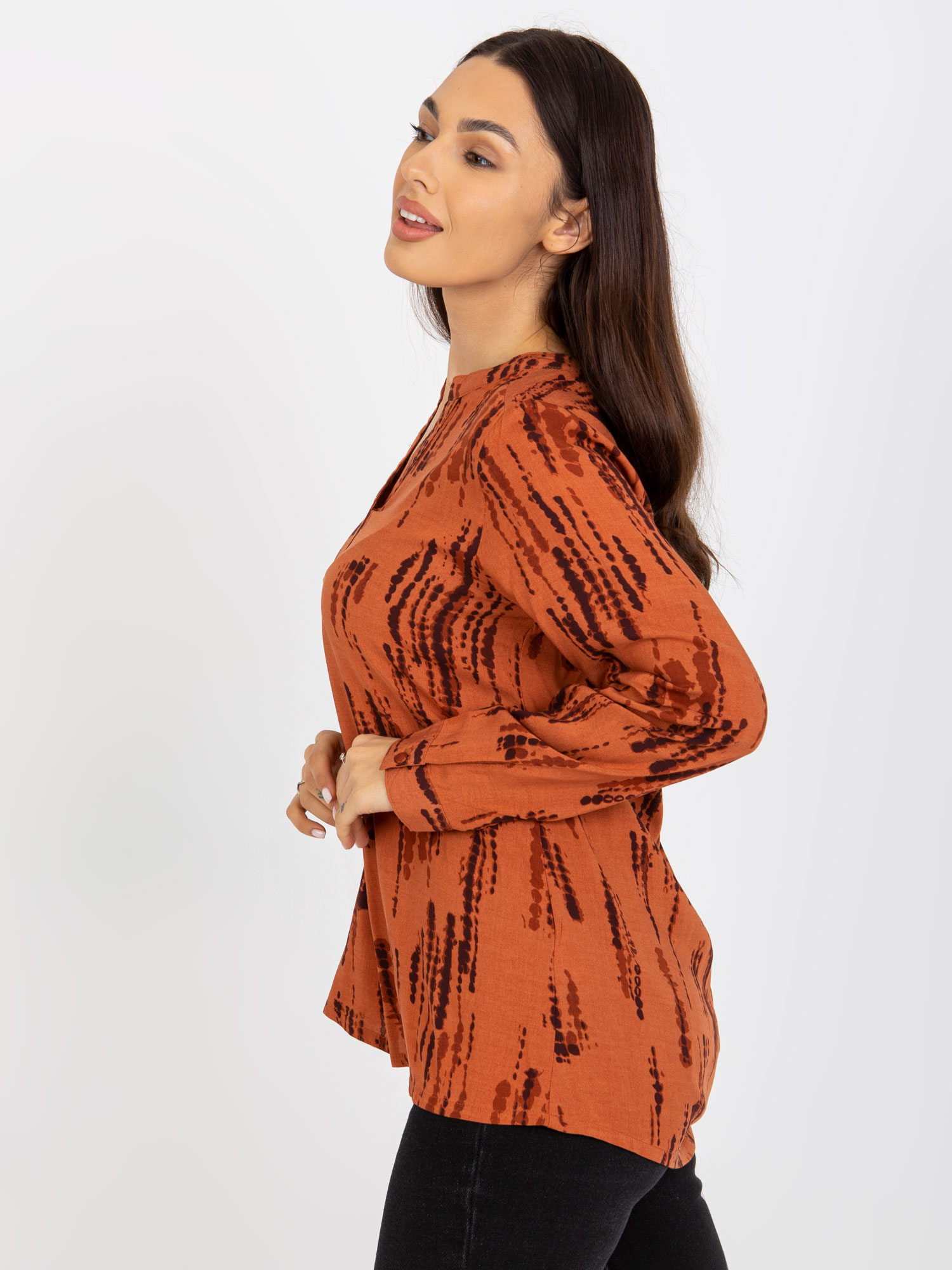 Blouse-D73771M11081A-light brown