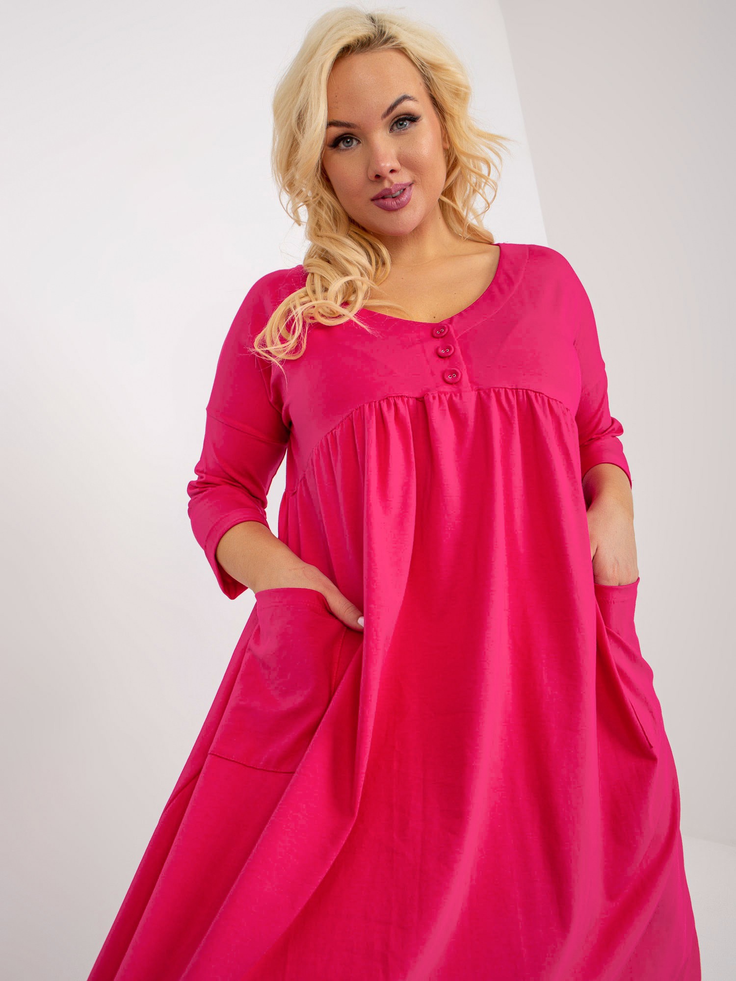 Dress-RV-SK-8529.37P-Fuchsia