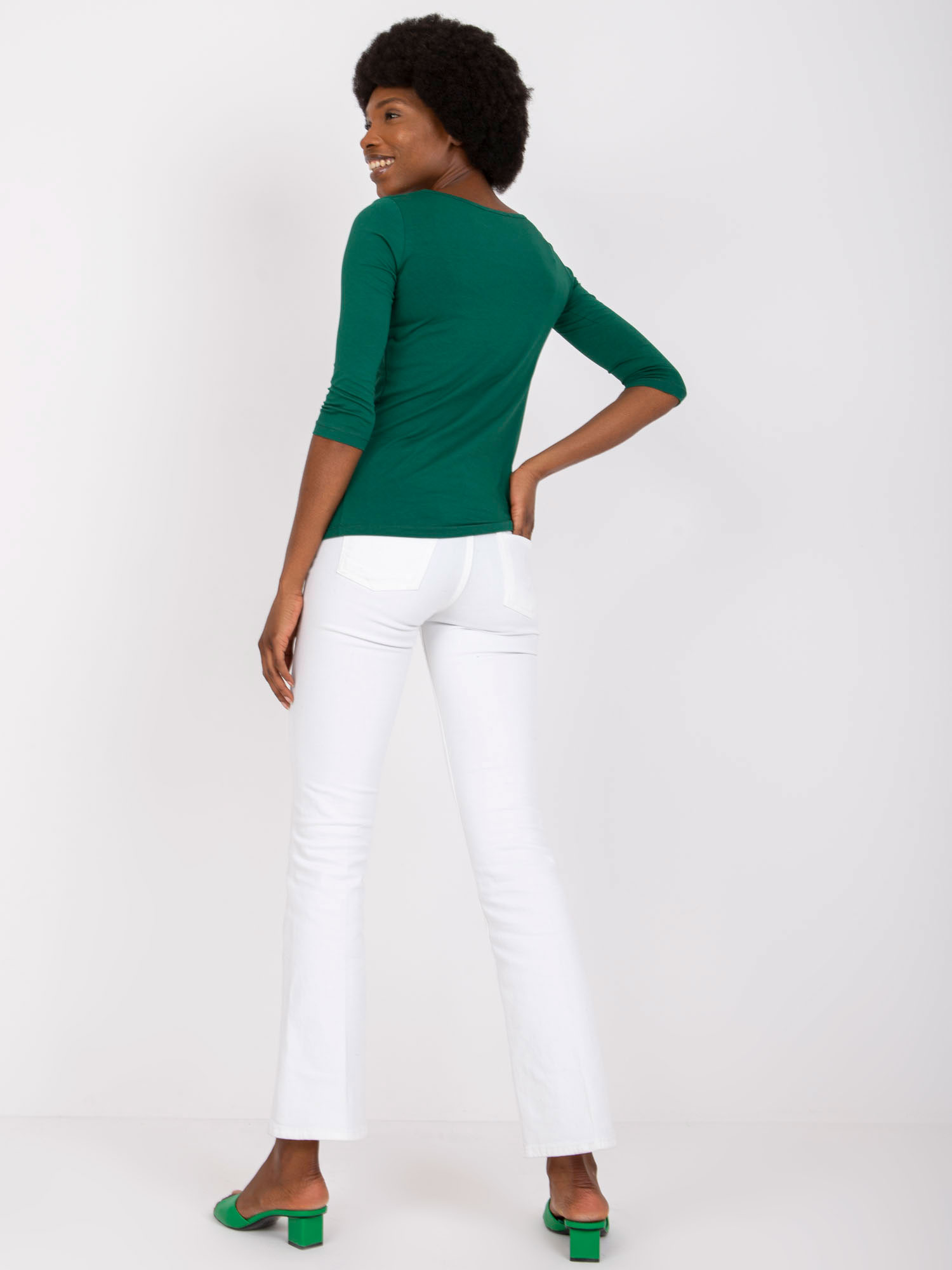 Blouse-RV-BZ-4690.68-dark green