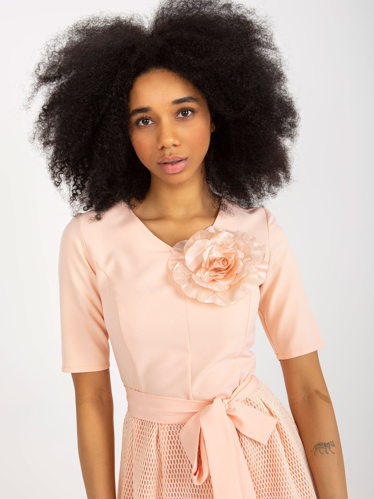 Dress-LK-SK-506551.76P-Peach