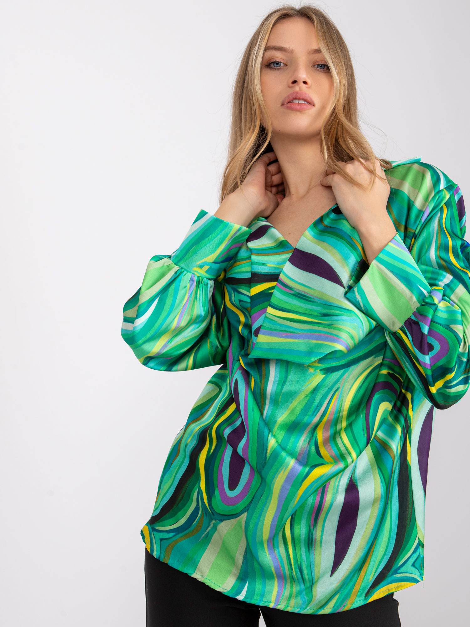 Blouse-DHJ-BZ-15201.30-green