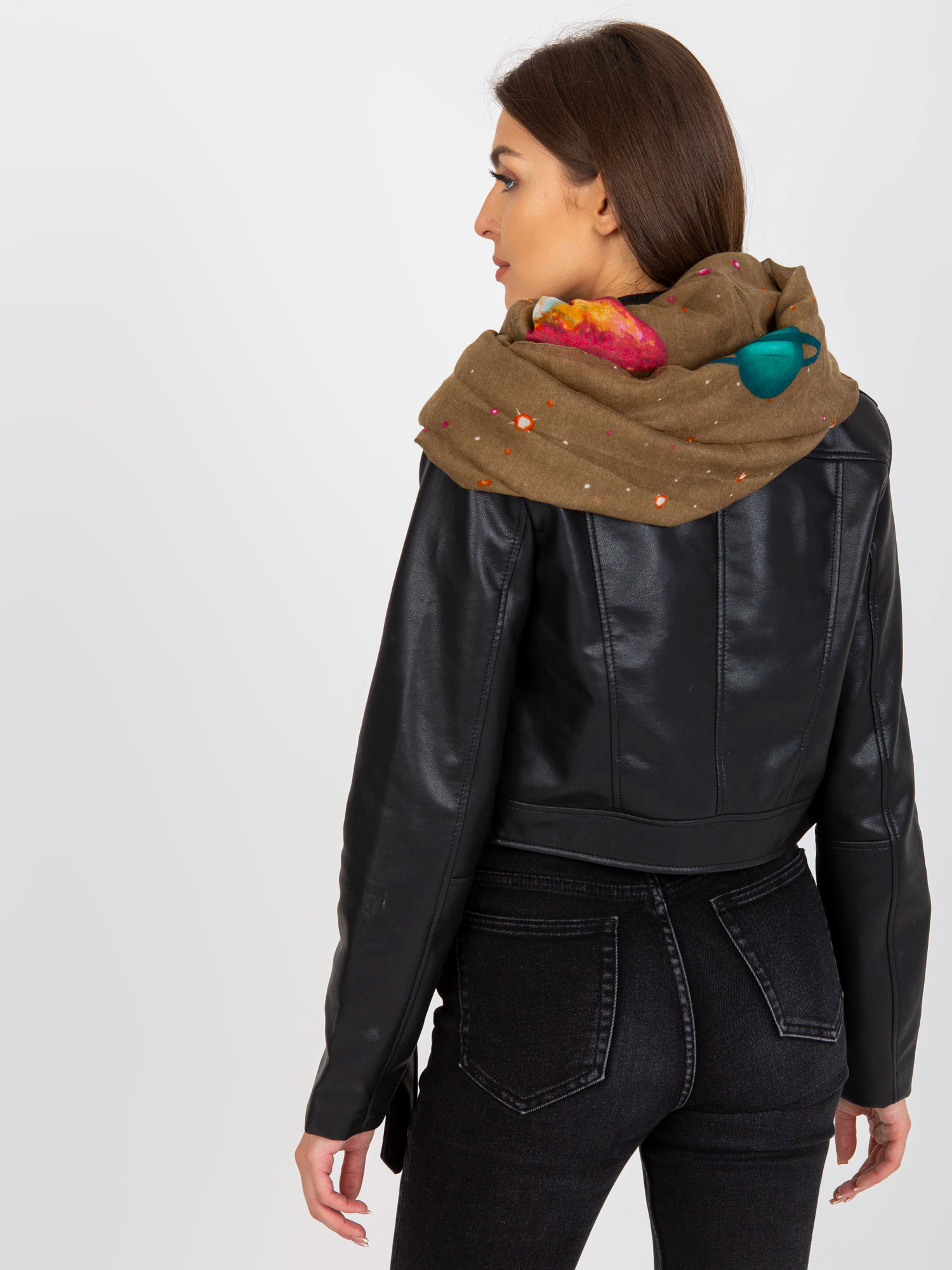 Scarf-AT-KM-TS06.32P-dark beige