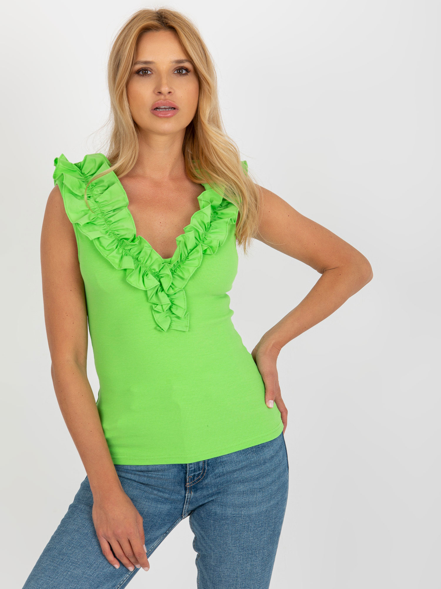 Blouse-NM-BZ-JX-08909.25-light green