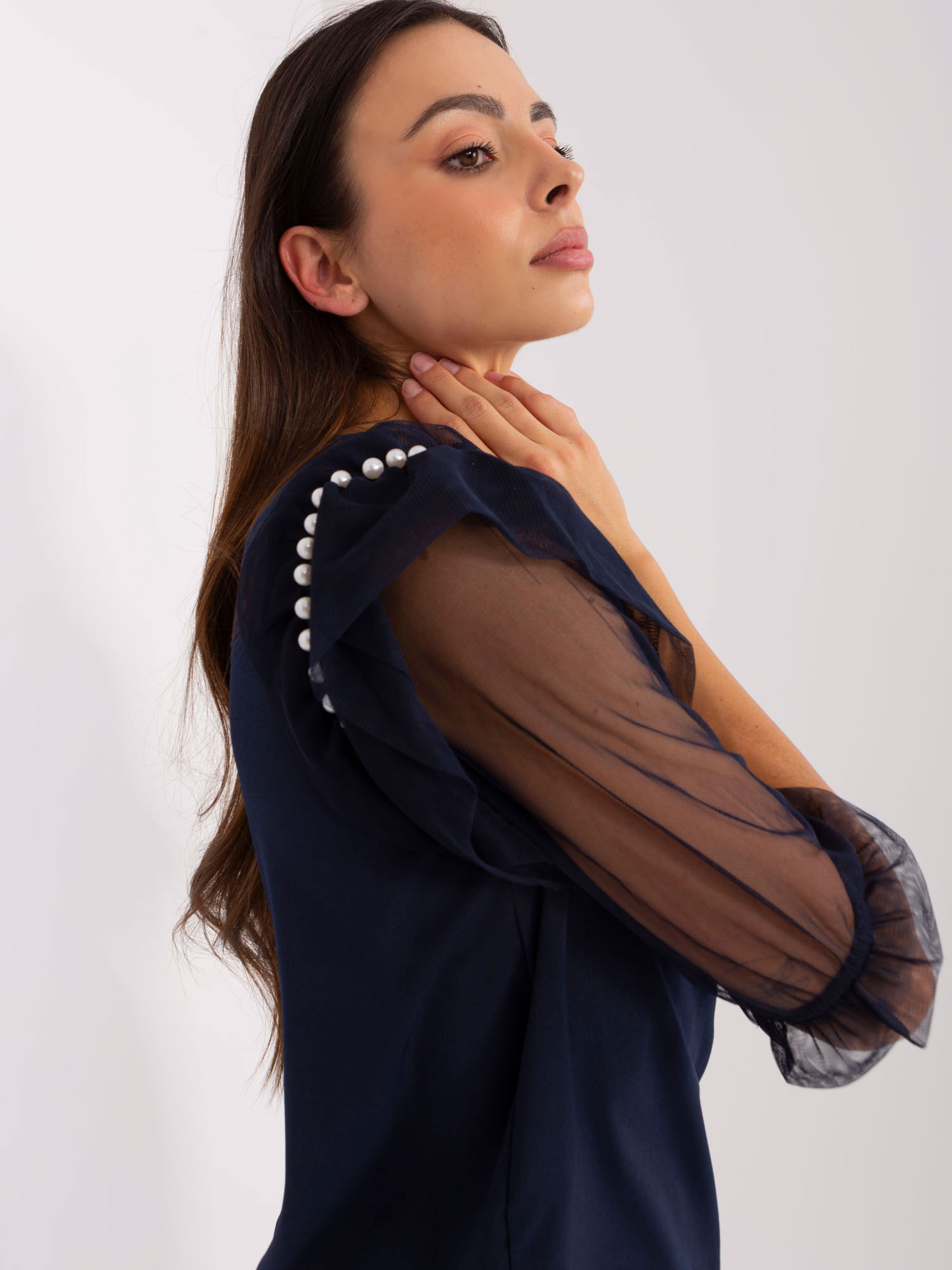 Blouse-LK-BZ-506682.26P-navy blue