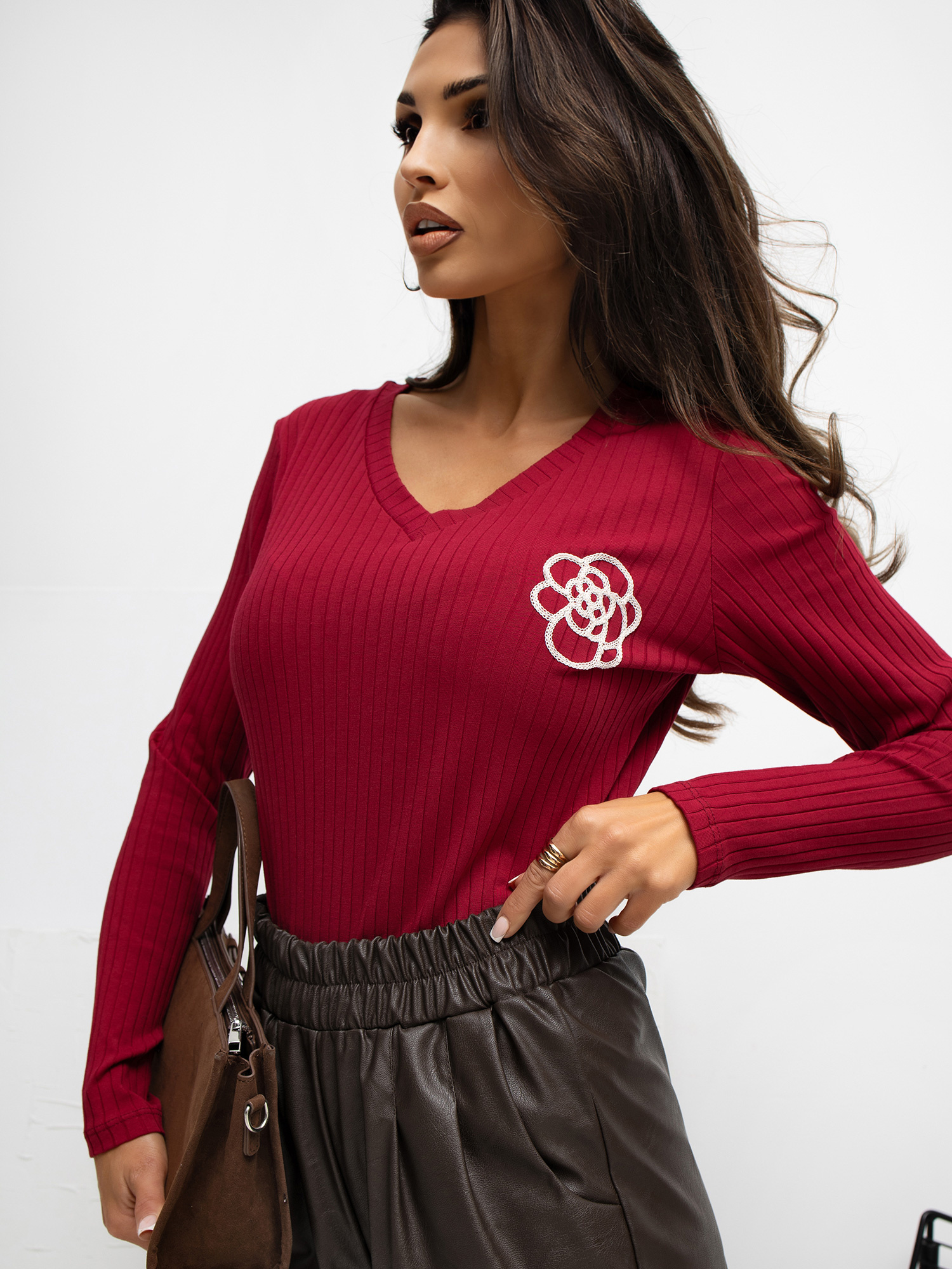 Blouse-RV-BZ-A1057.15P-burgundy