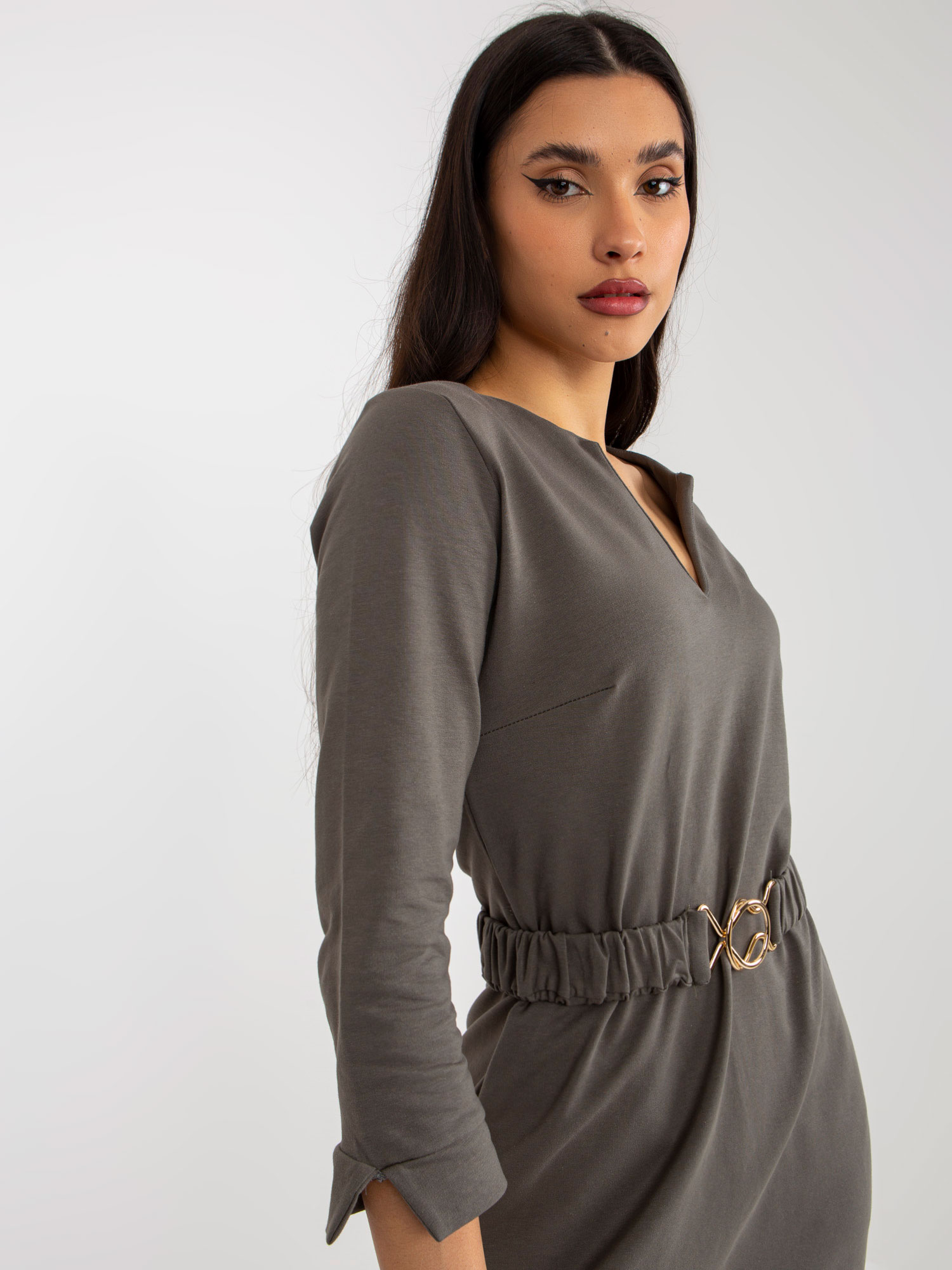 Dress-TW-SK-BL-1011.17-khaki