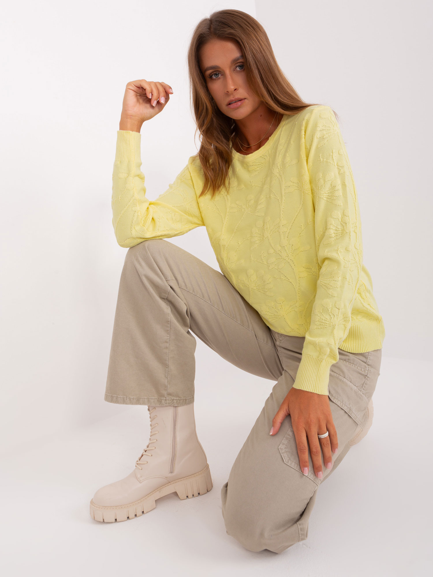 Sweater-AT-SW-2231.99P-Light Yellow