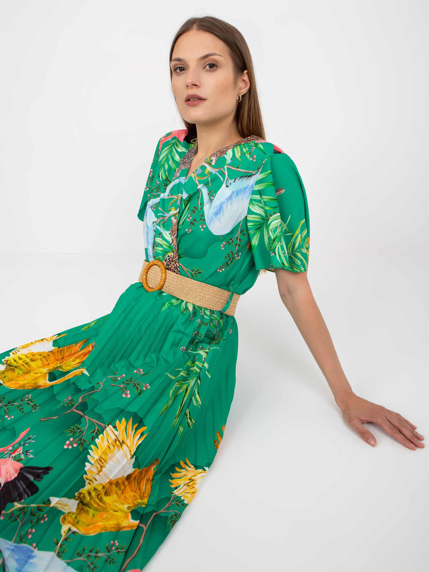 Dress-DHJ-SK-15817.32-Green