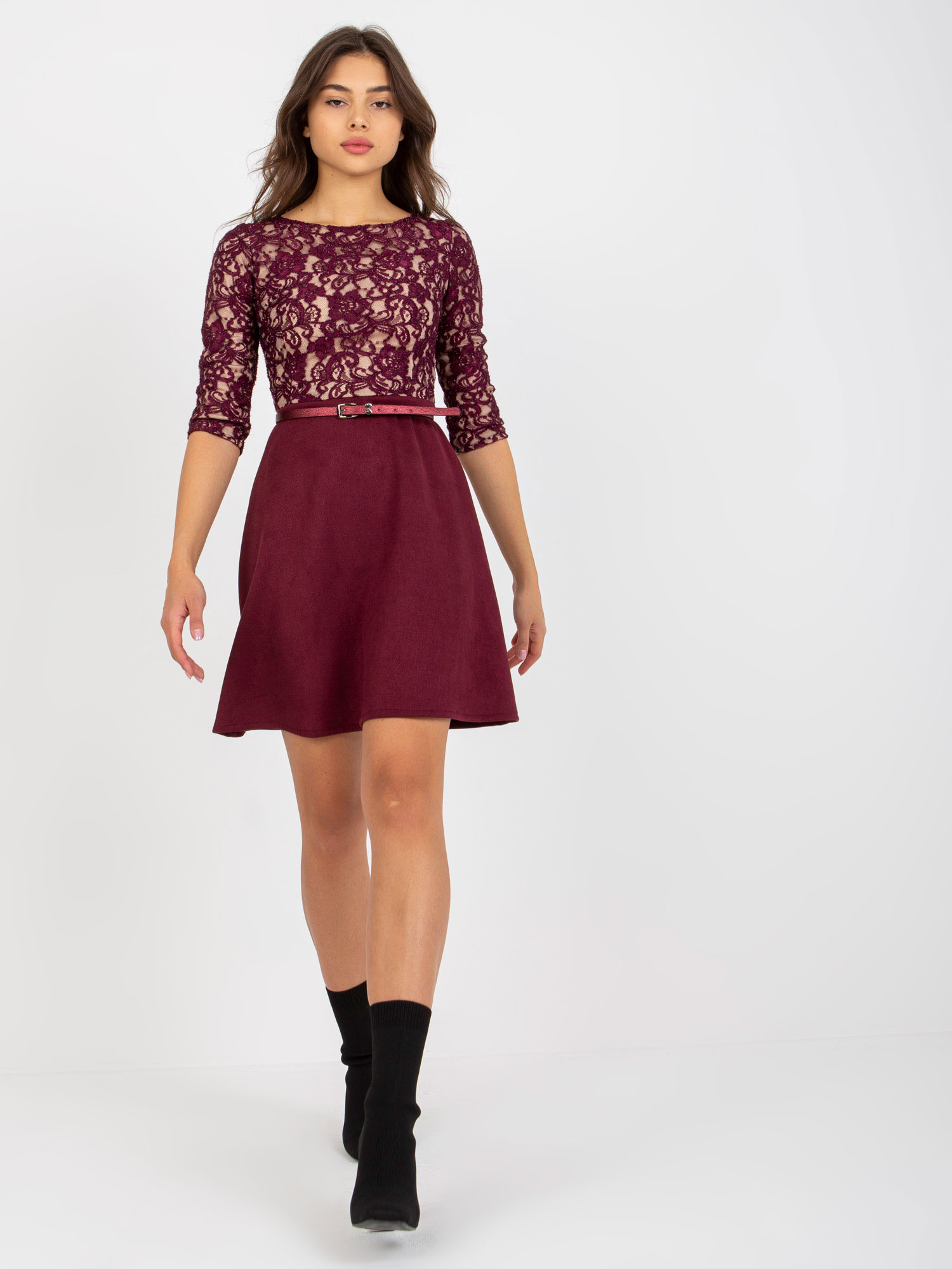 Dress-LK-SK-506582.04P-purple