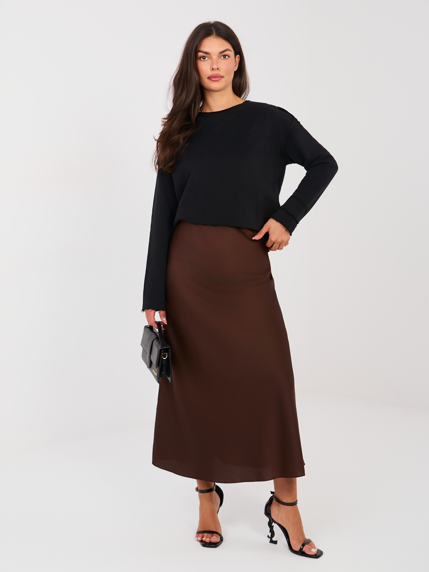 Černá mikina s dlouhými rukávy