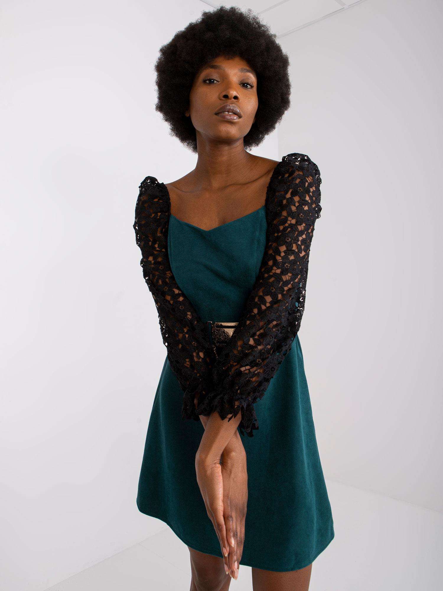 Dress-LK-SK-508840.22X-dark green